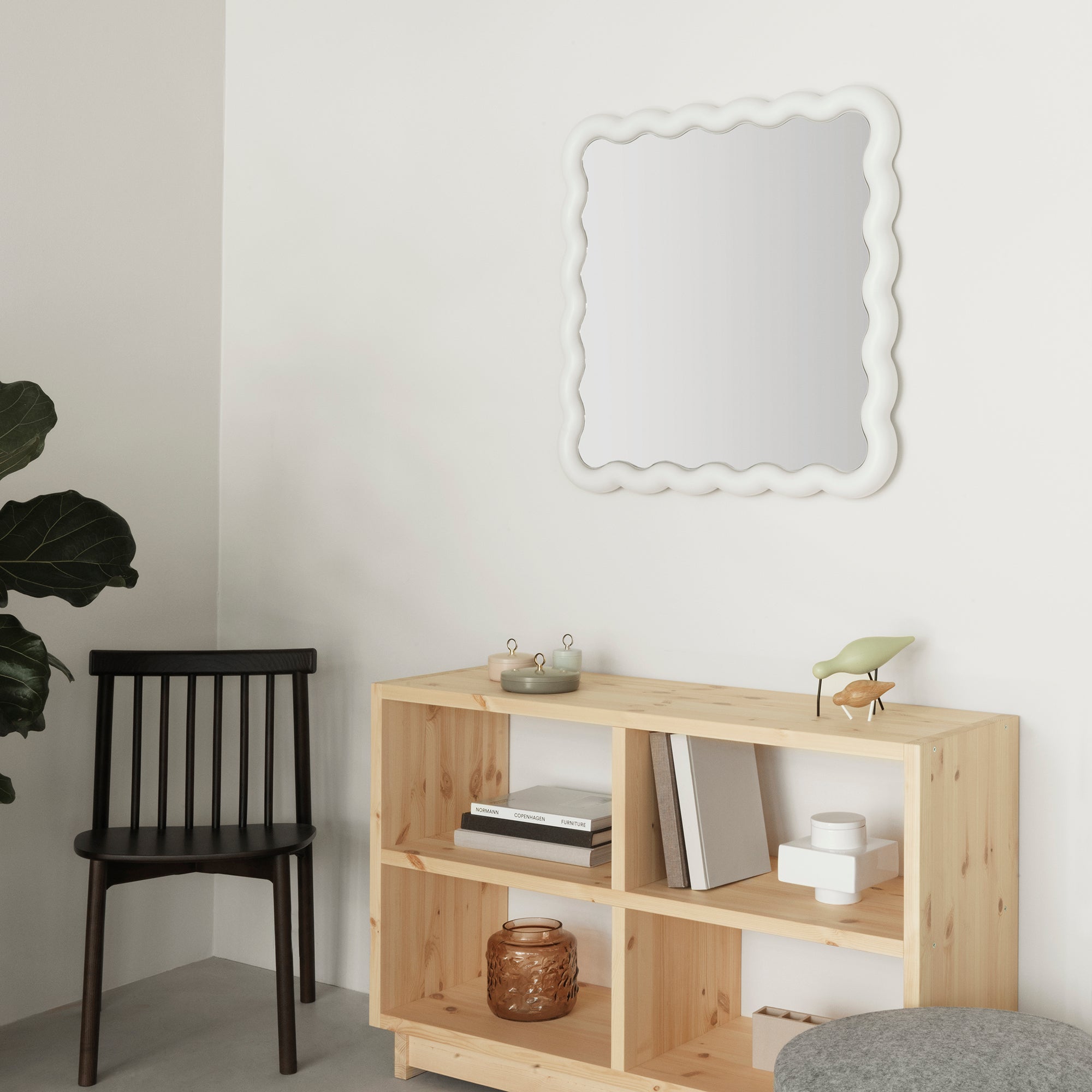 Illu Mirror, oglindă de perete 80x80 cm