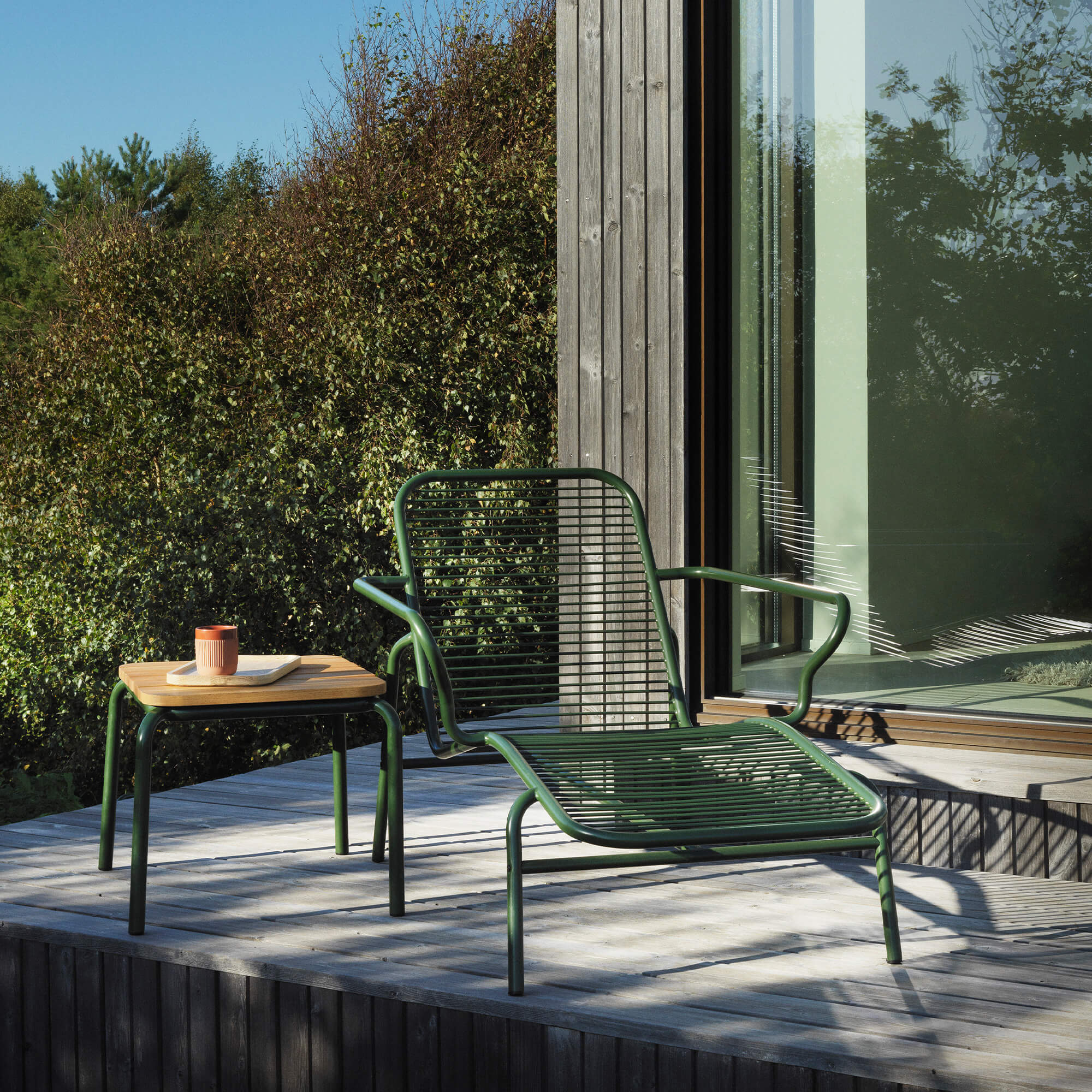 Vig Chaise Longue, șezlong de metal