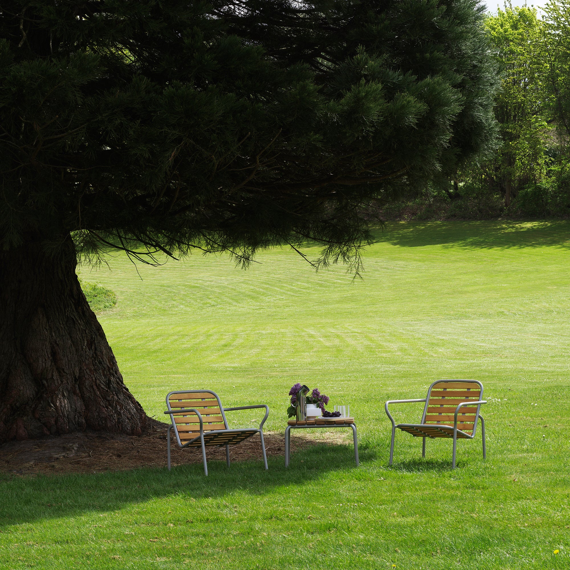 Vig Lounge Chair, fotoliu din lemn pentru exterior