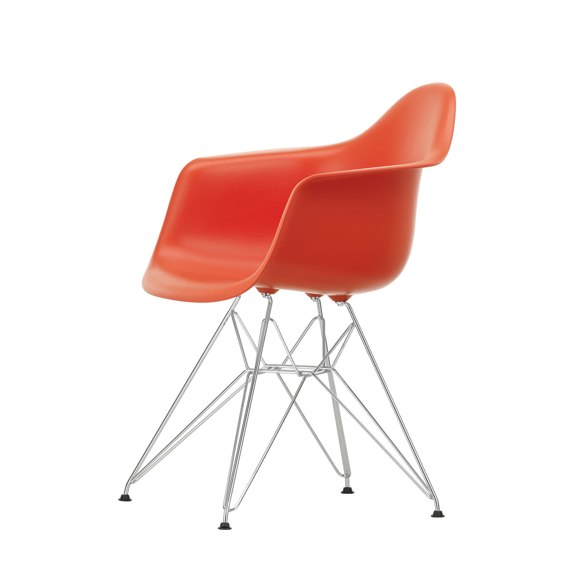 Eames Plastic RE DAR scaun cu baza cromată