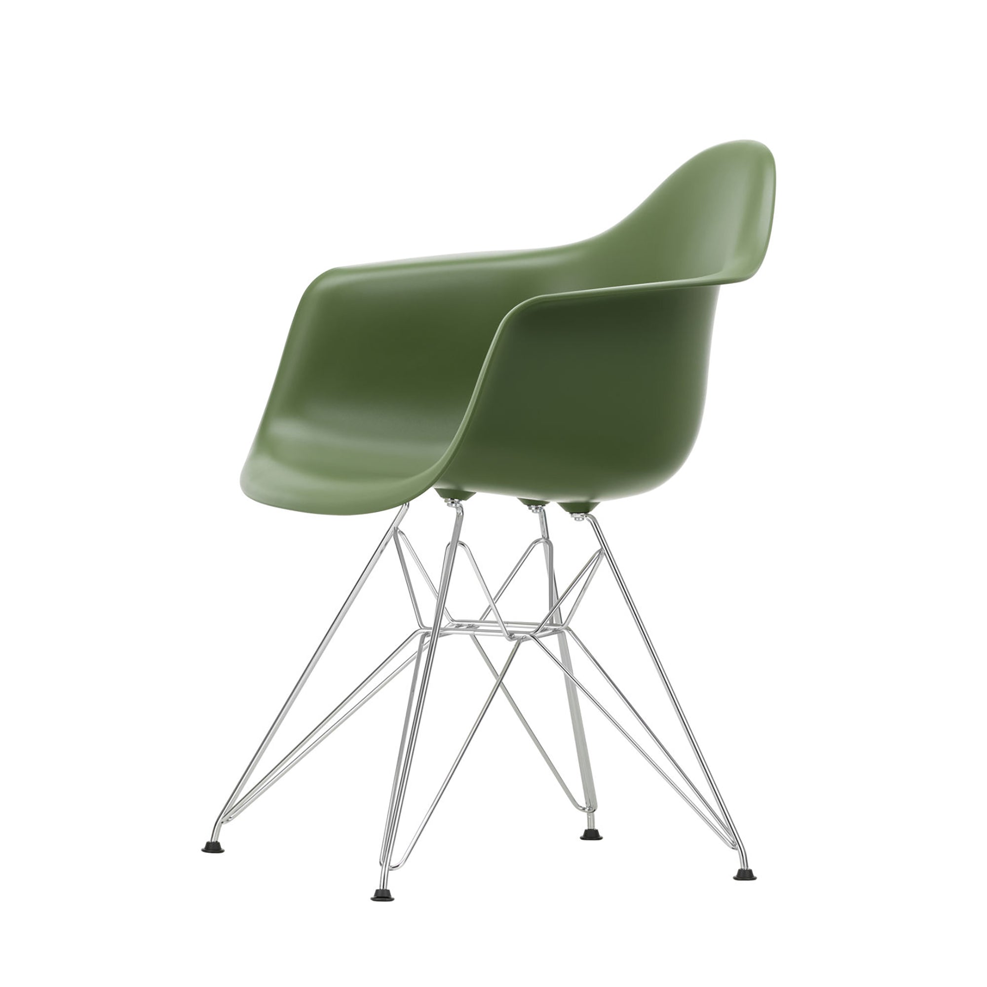 Eames Plastic RE DAR scaun cu baza cromată