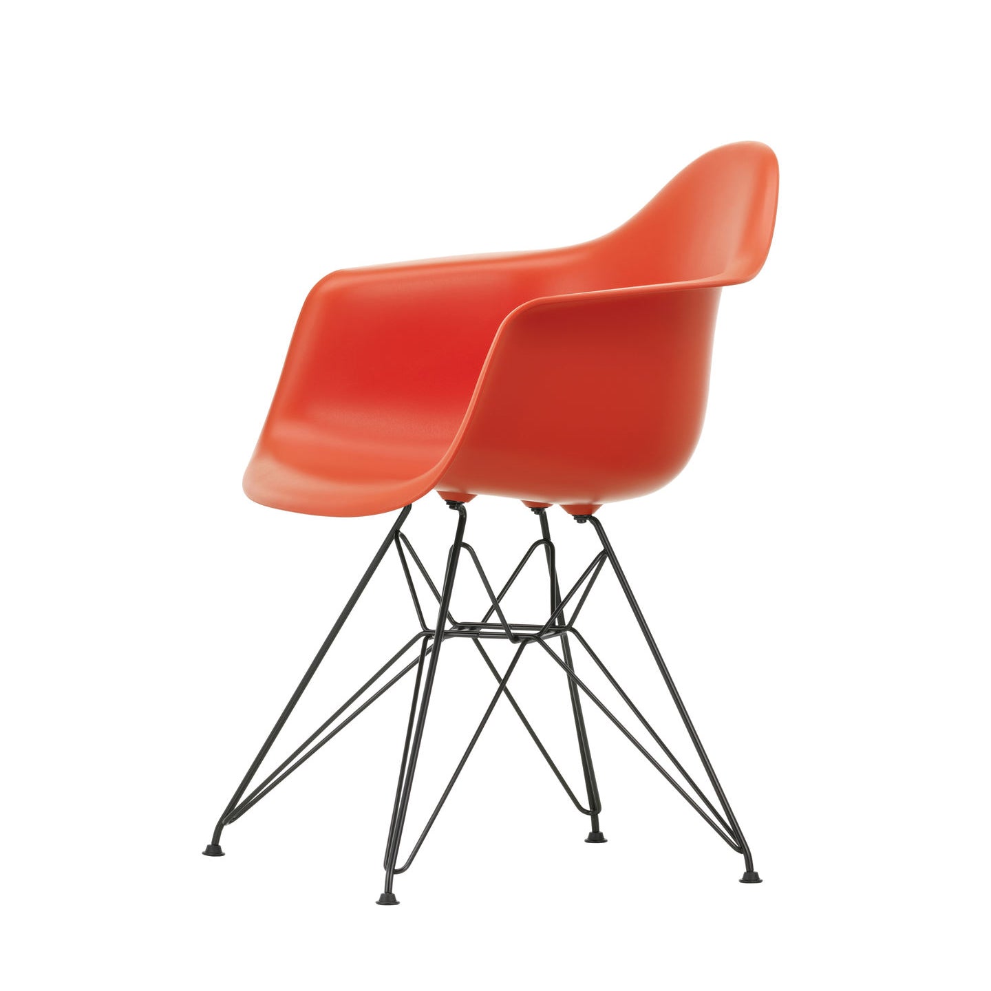 Eames Plastic RE DAR scaun cu baza neagră