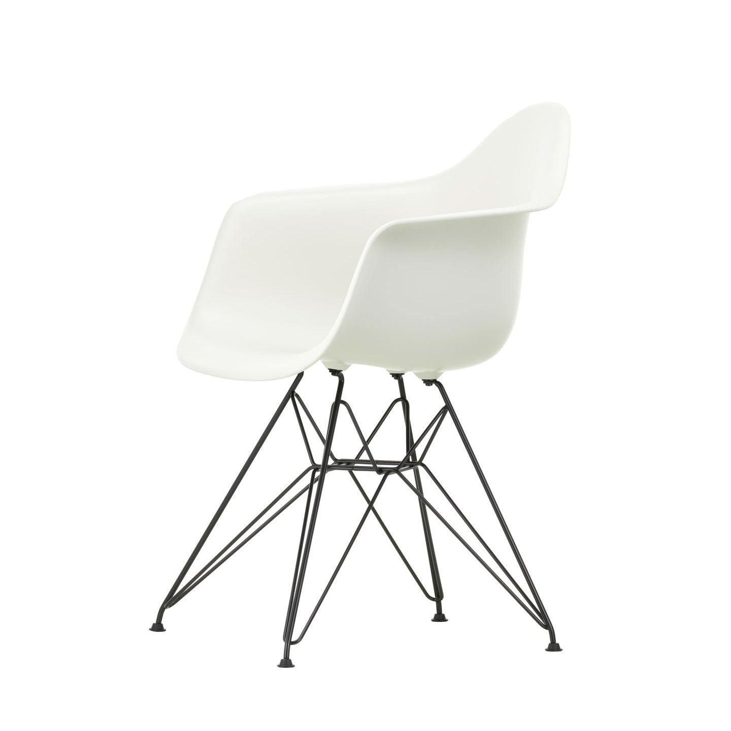 Eames Plastic RE DAR scaun cu baza neagră