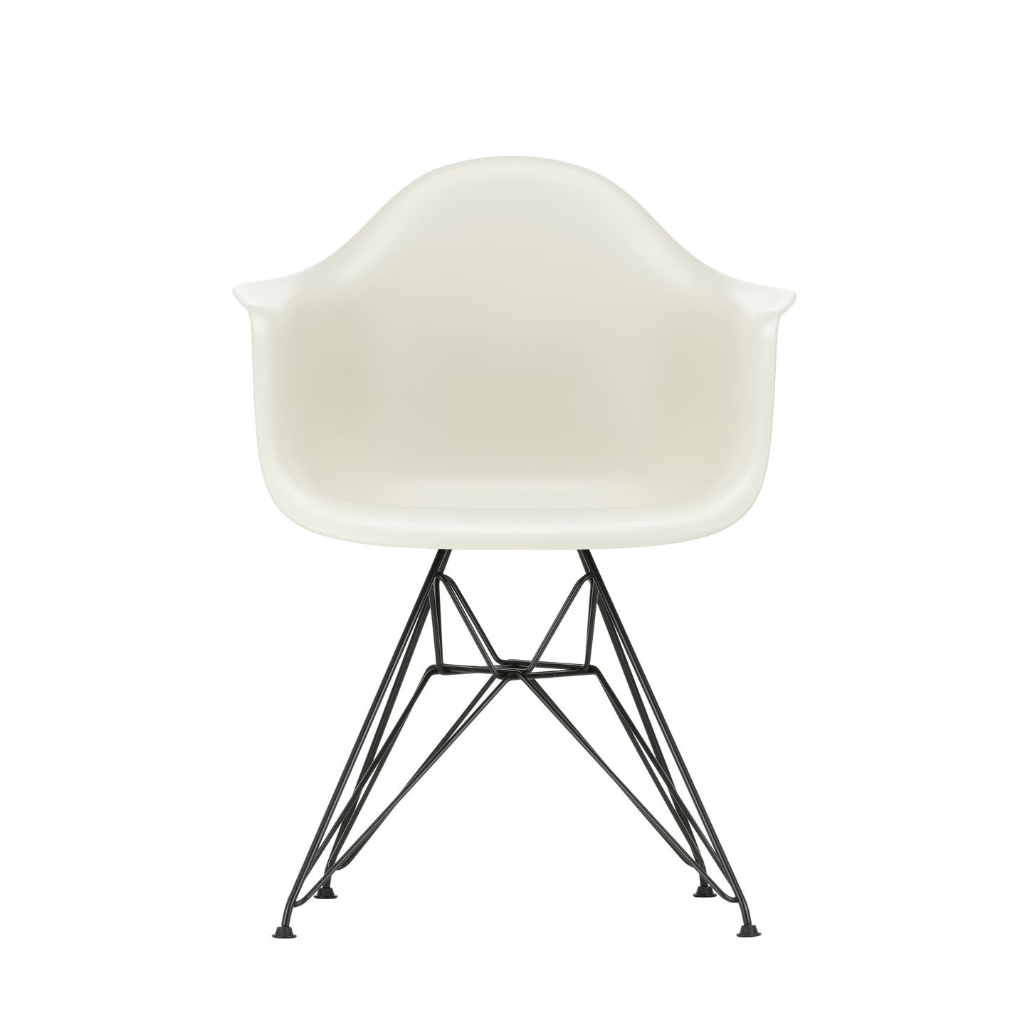Eames Plastic RE DAR scaun cu baza neagră