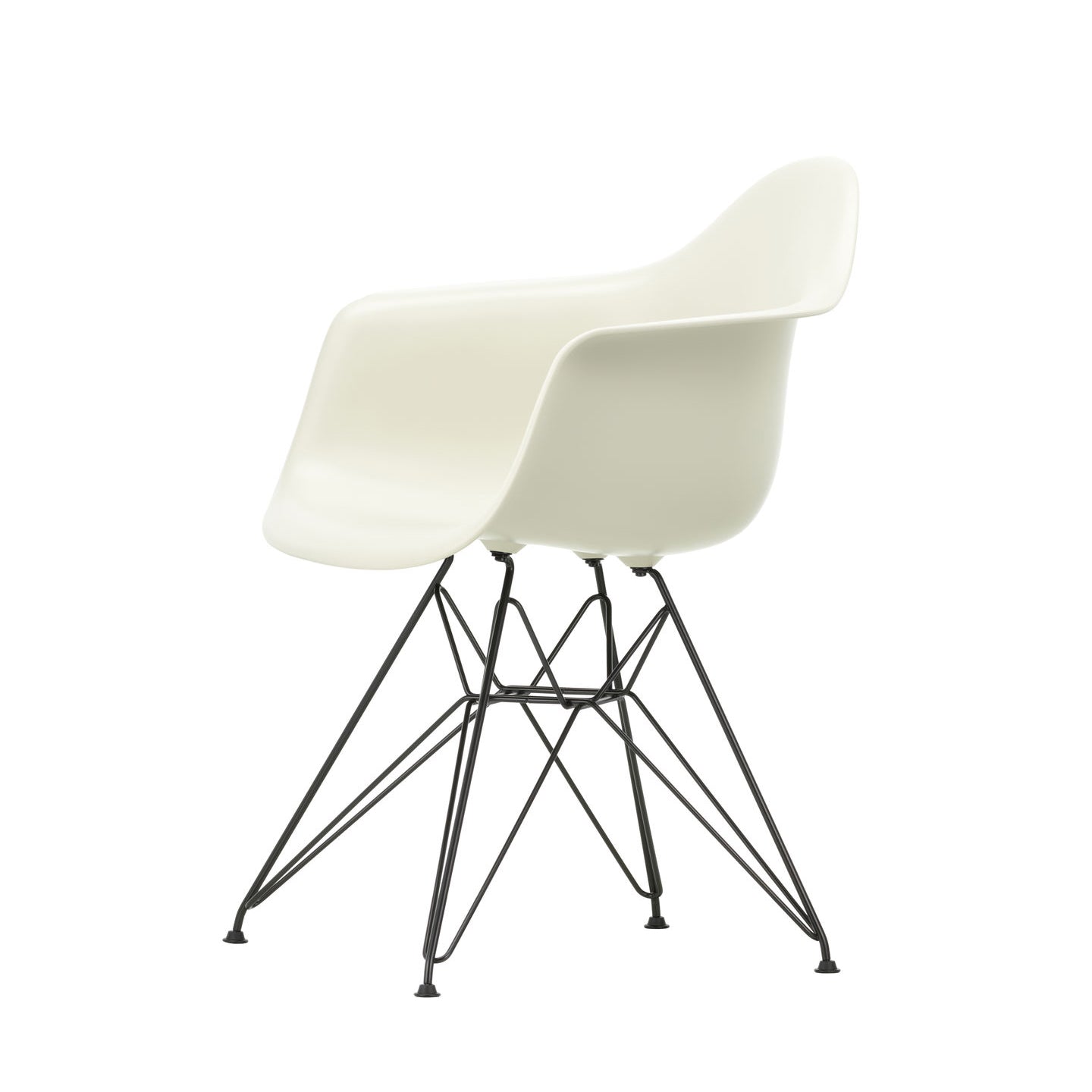 Eames Plastic RE DAR scaun cu baza neagră