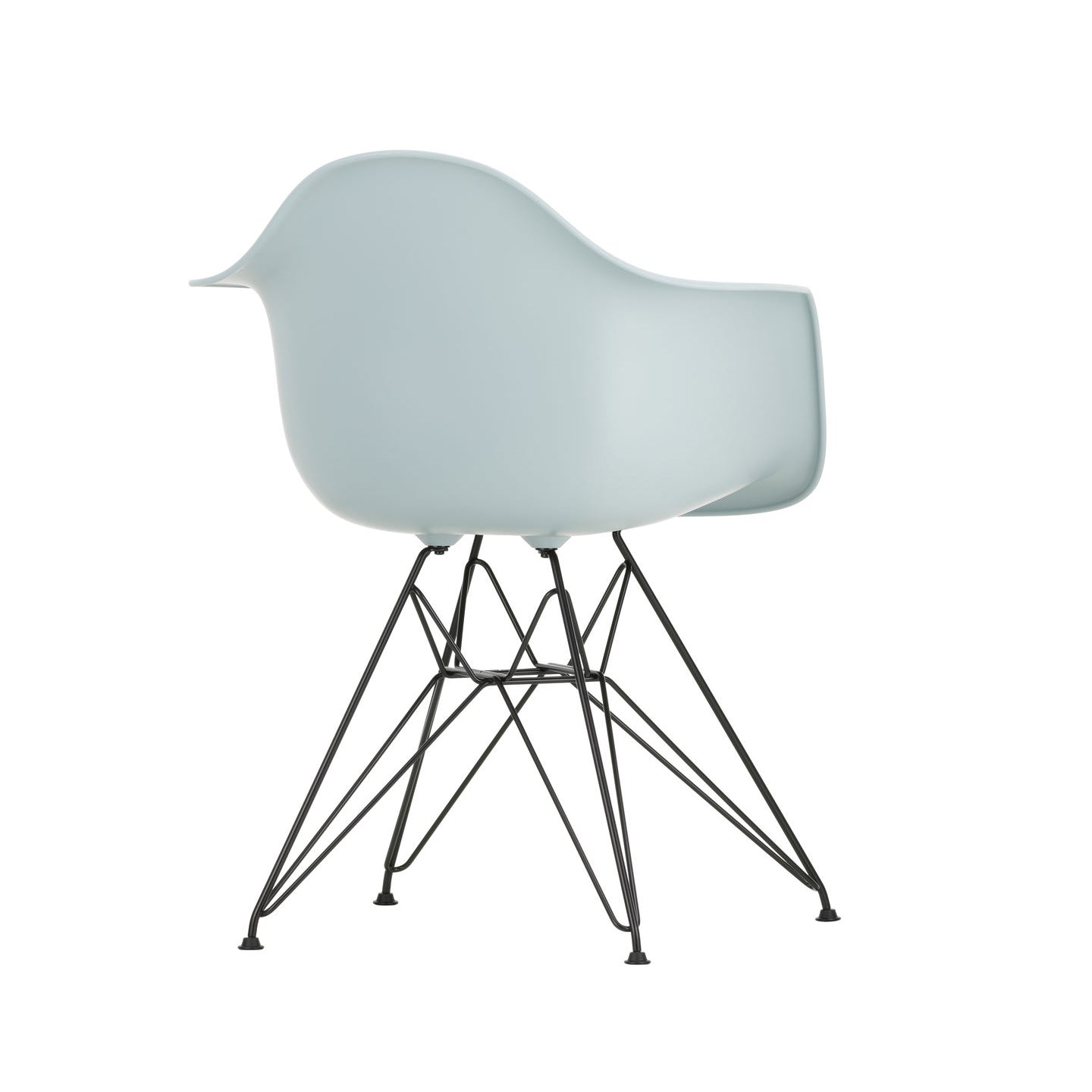 Eames Plastic RE DAR scaun cu baza neagră