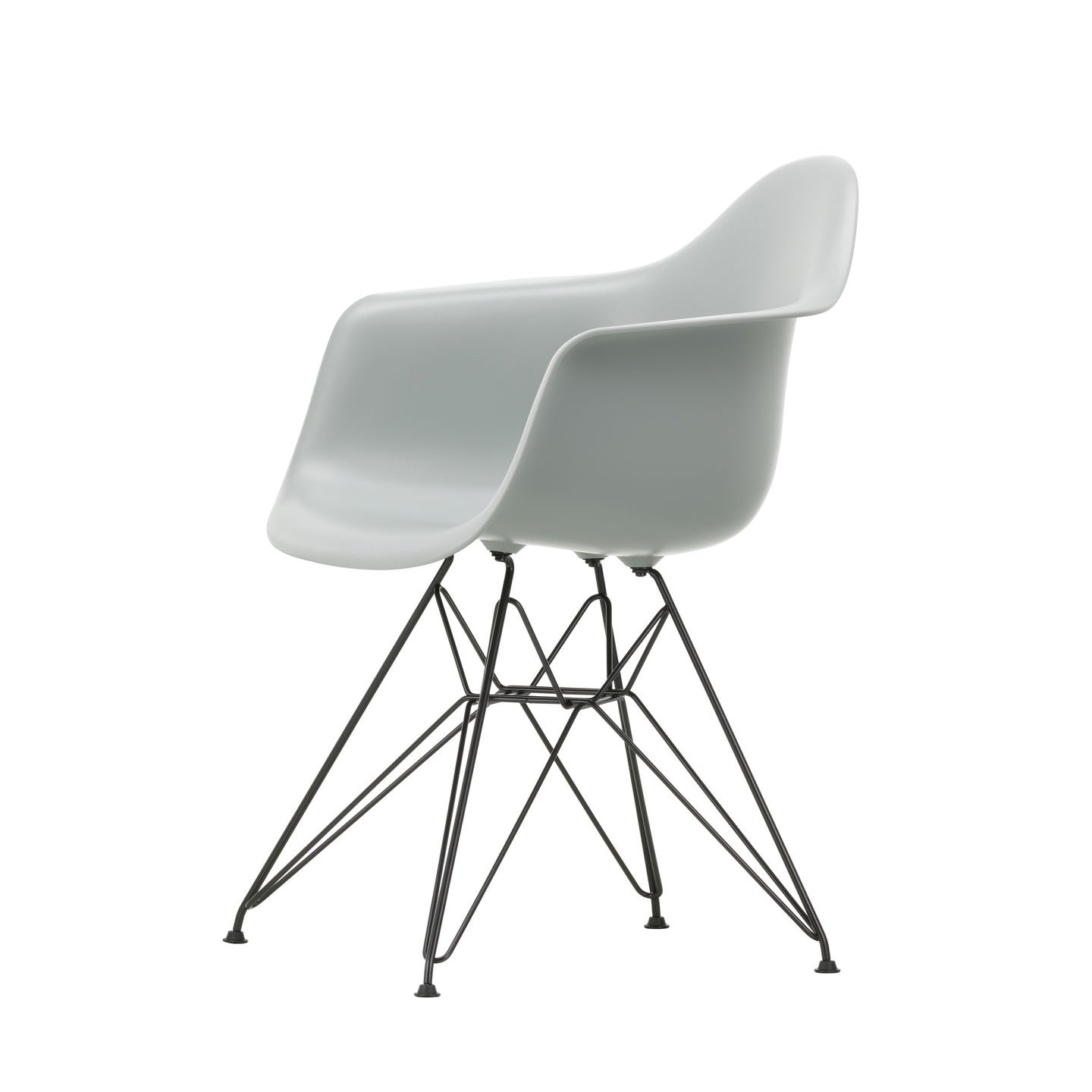 Eames Plastic RE DAR scaun cu baza neagră