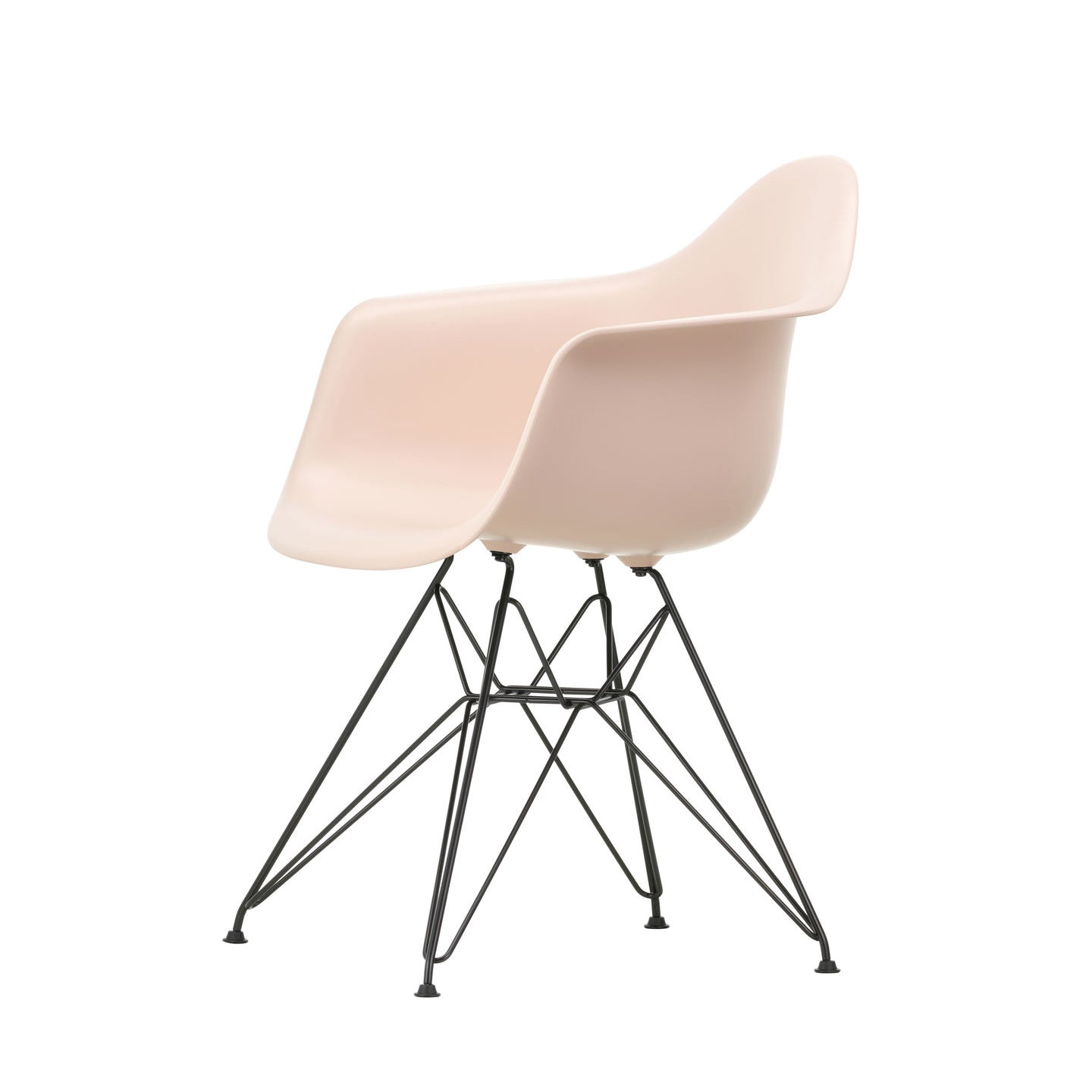 Eames Plastic RE DAR scaun cu baza neagră