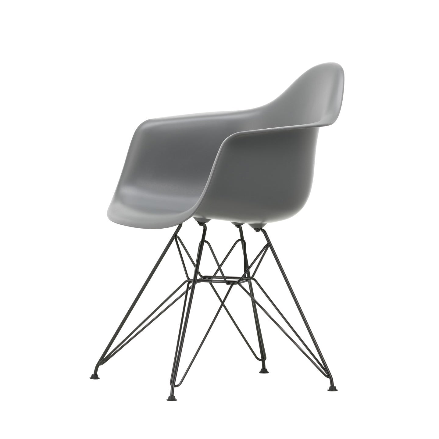 Eames Plastic RE DAR scaun cu baza neagră