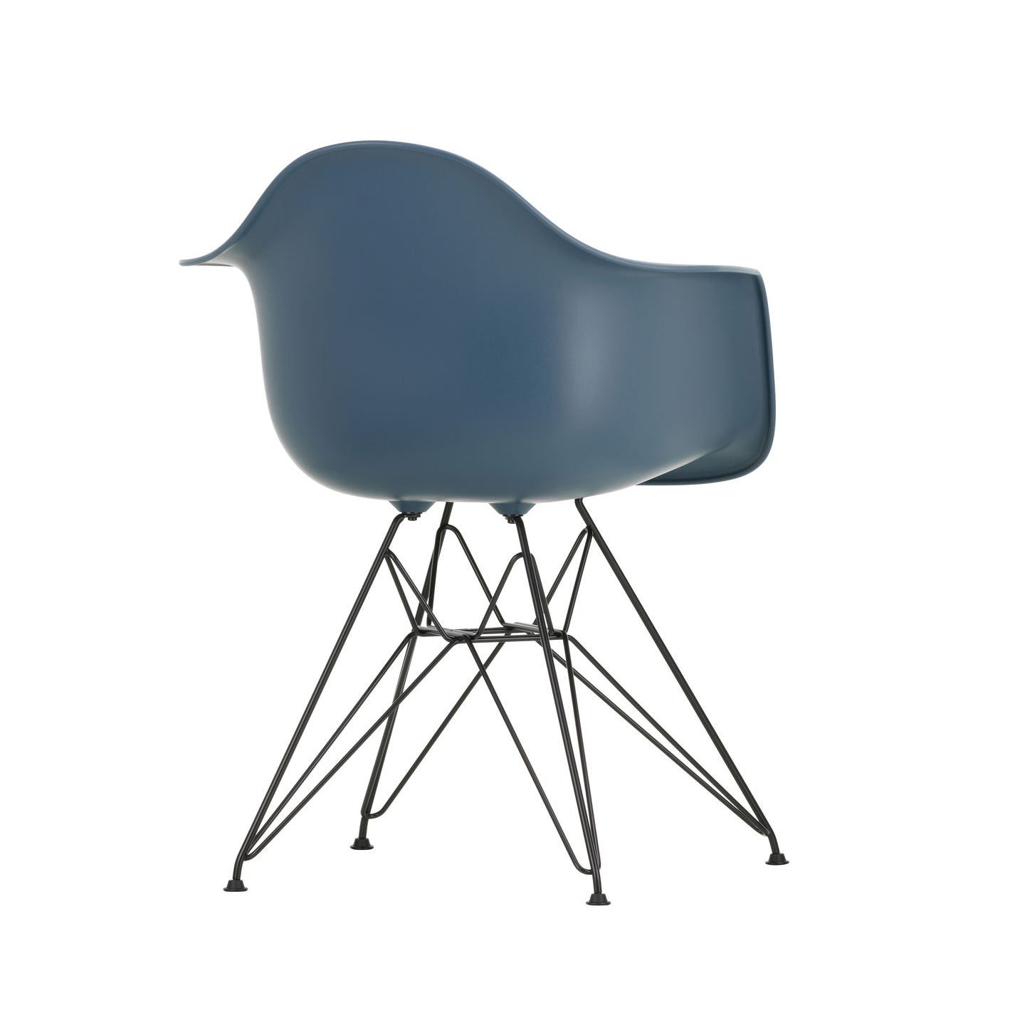 Eames Plastic RE DAR scaun cu baza neagră
