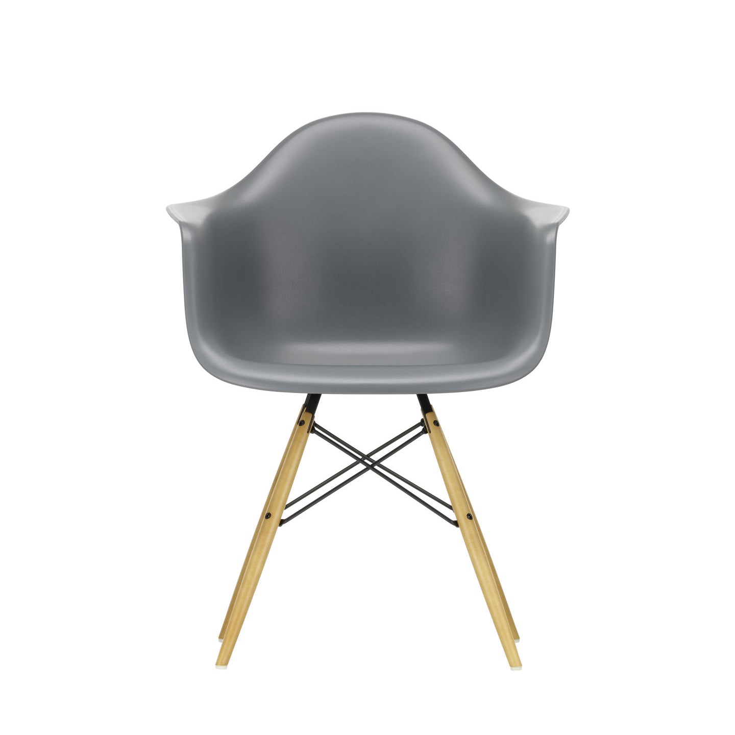 Eames Plastic RE DAW scaun cu picioare din lemn de arțar