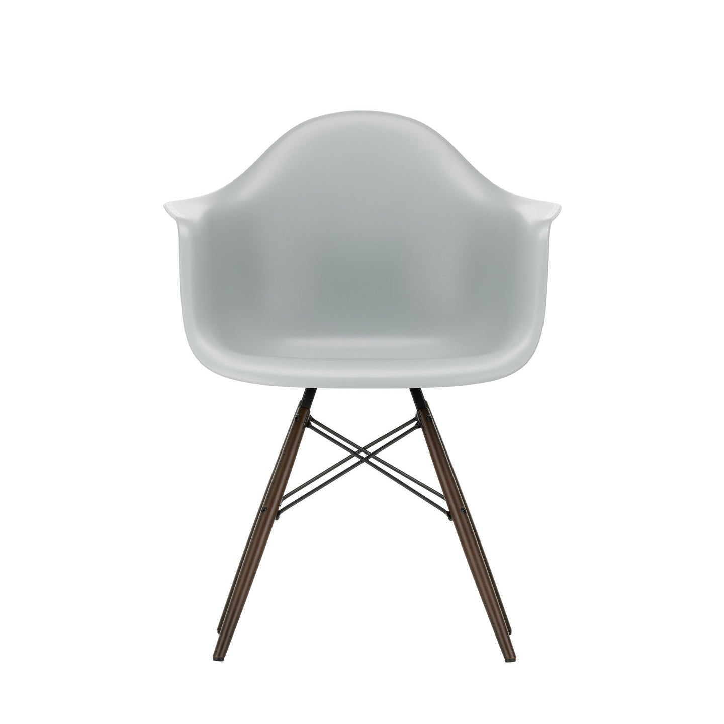 Eames Plastic RE DAW scaun cu picioare din lemn de arțar băițuit