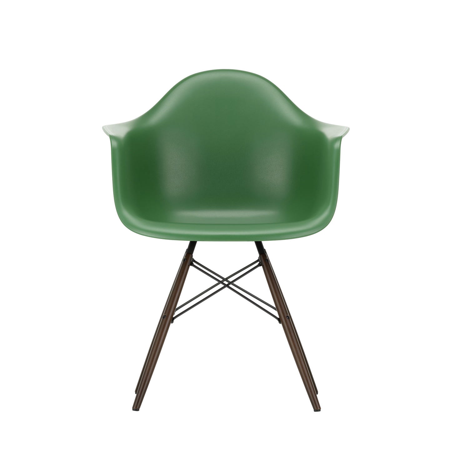 Eames Plastic RE DAW scaun cu picioare din lemn de arțar băițuit