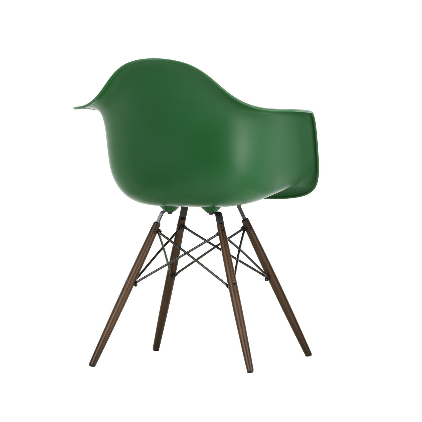 Eames Plastic RE DAW scaun cu picioare din lemn de arțar băițuit
