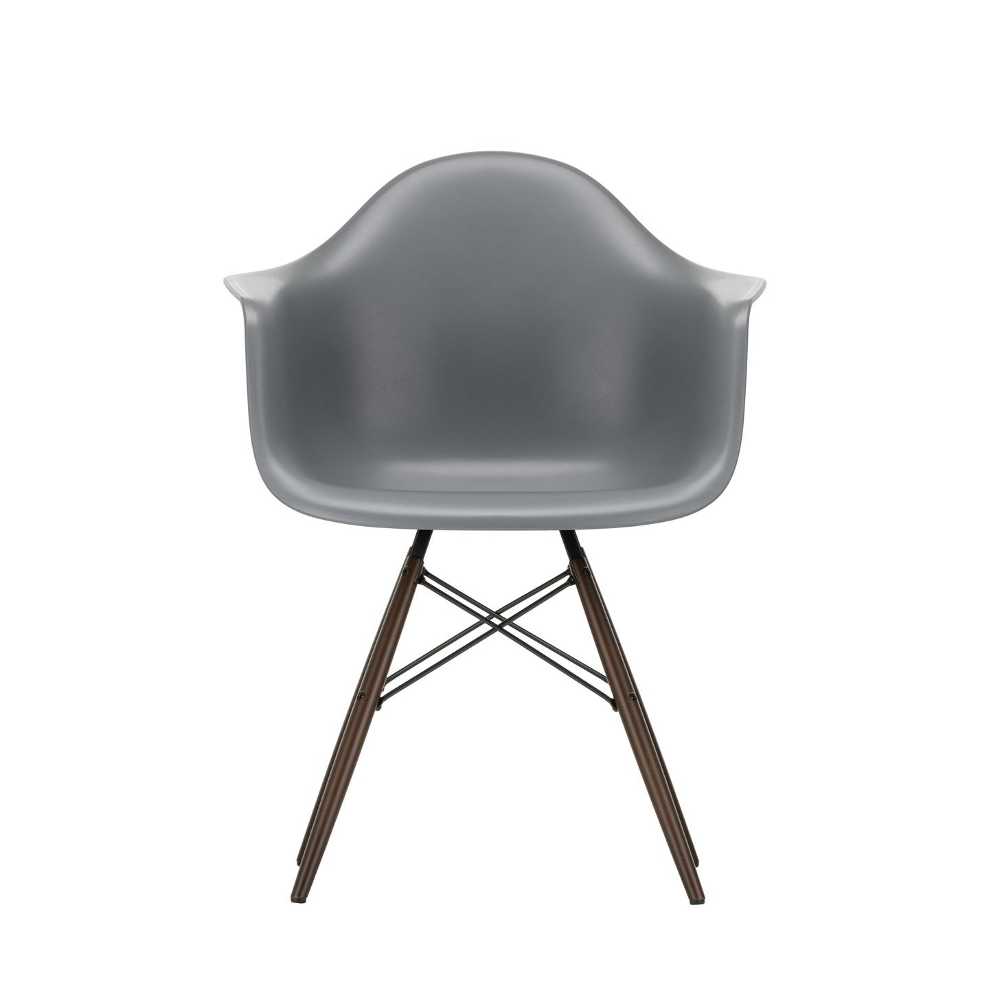 Eames Plastic RE DAW scaun cu picioare din lemn de arțar băițuit