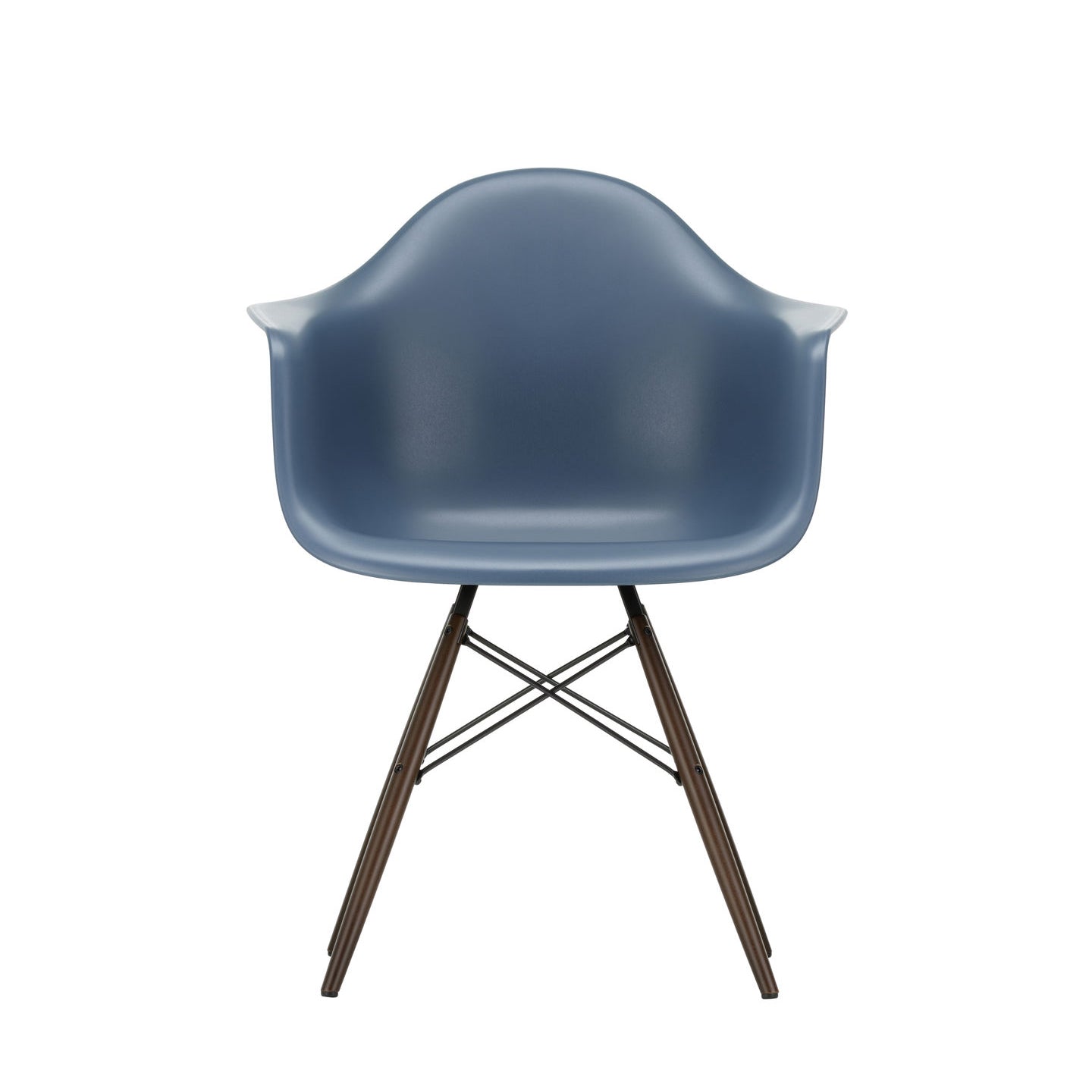 Eames Plastic RE DAW scaun cu picioare din lemn de arțar băițuit