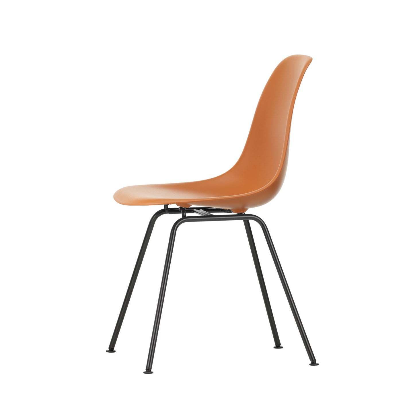 Eames Plastic RE DSX scaun cu baza neagră