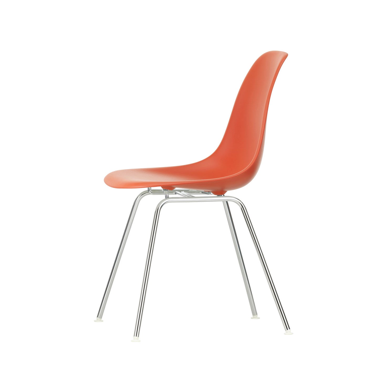 Eames Plastic RE DSX scaun cu baza cromată