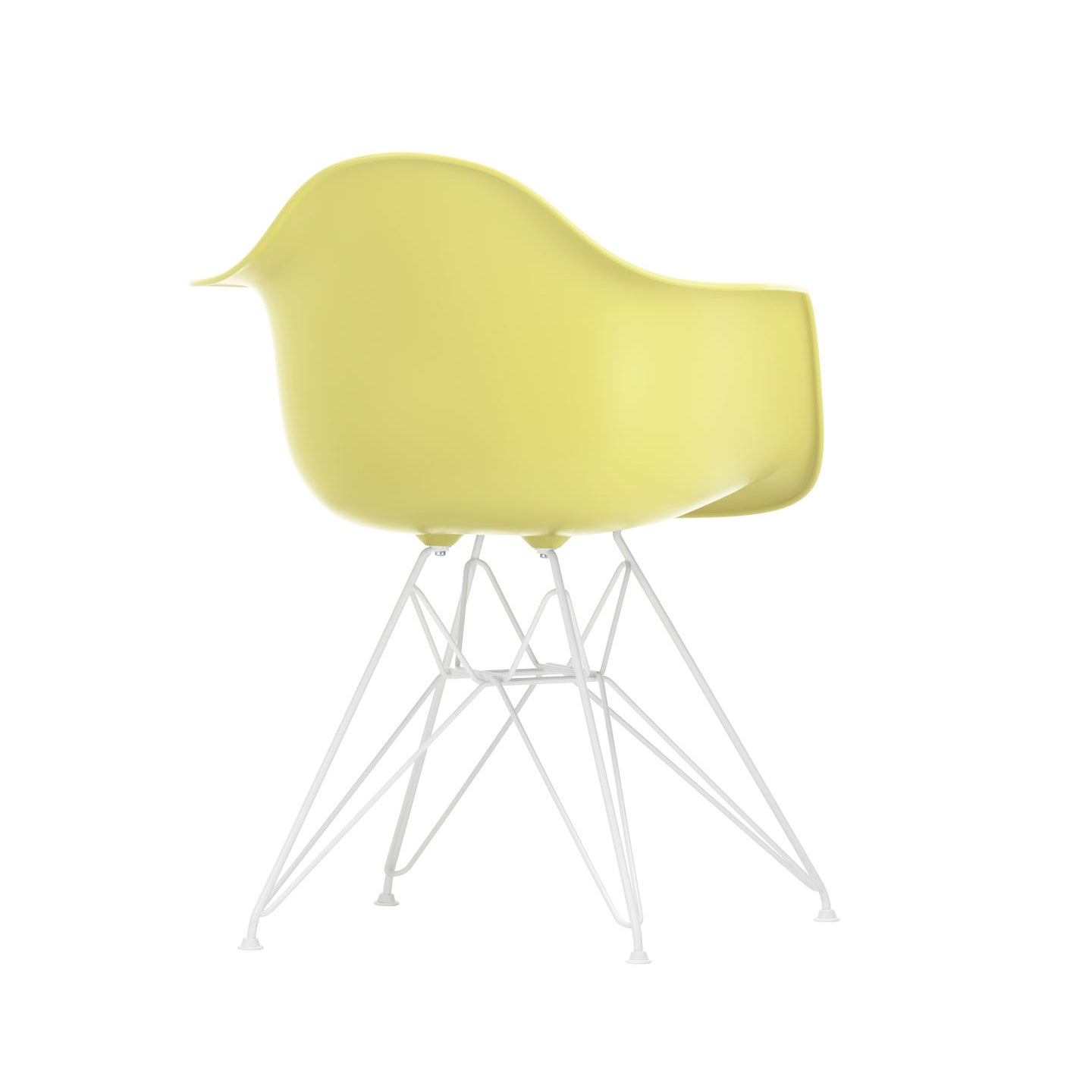 Eames Plastic RE DAR scaun cu baza albă