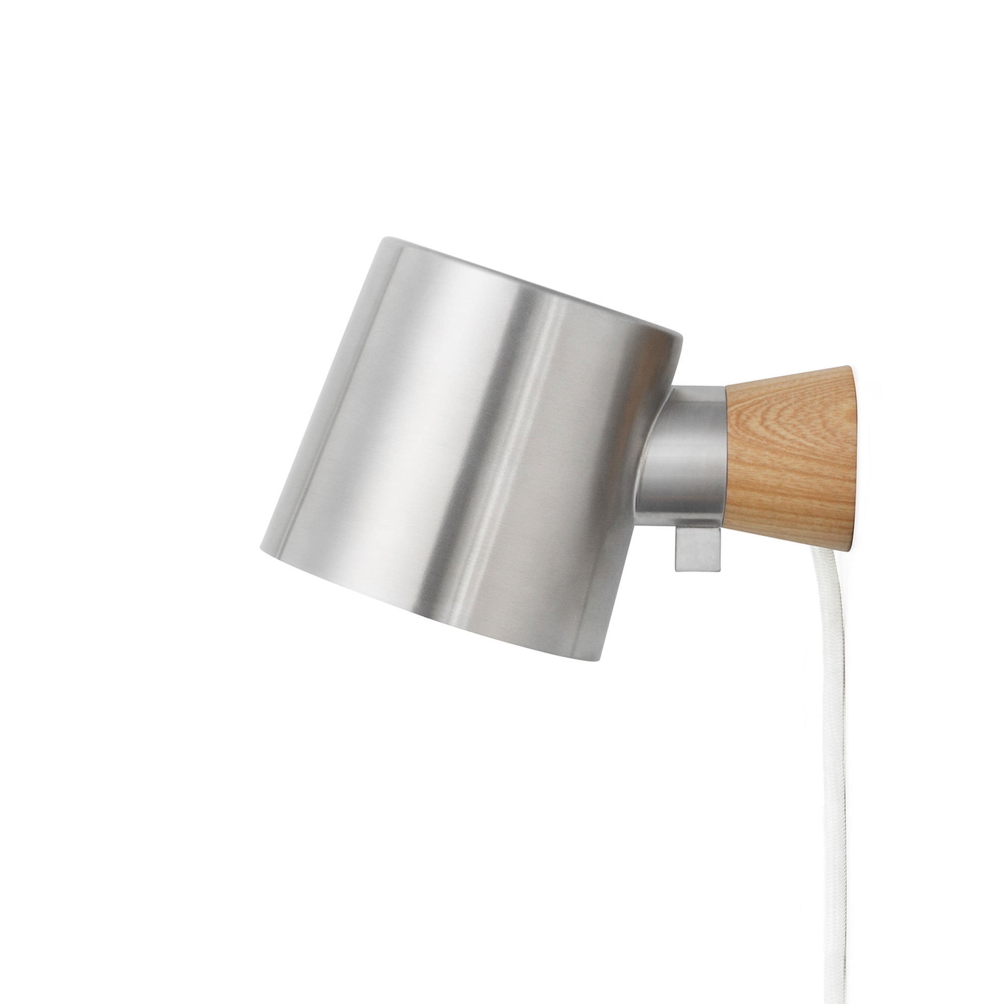 Rise lampă de perete cu abajur din inox