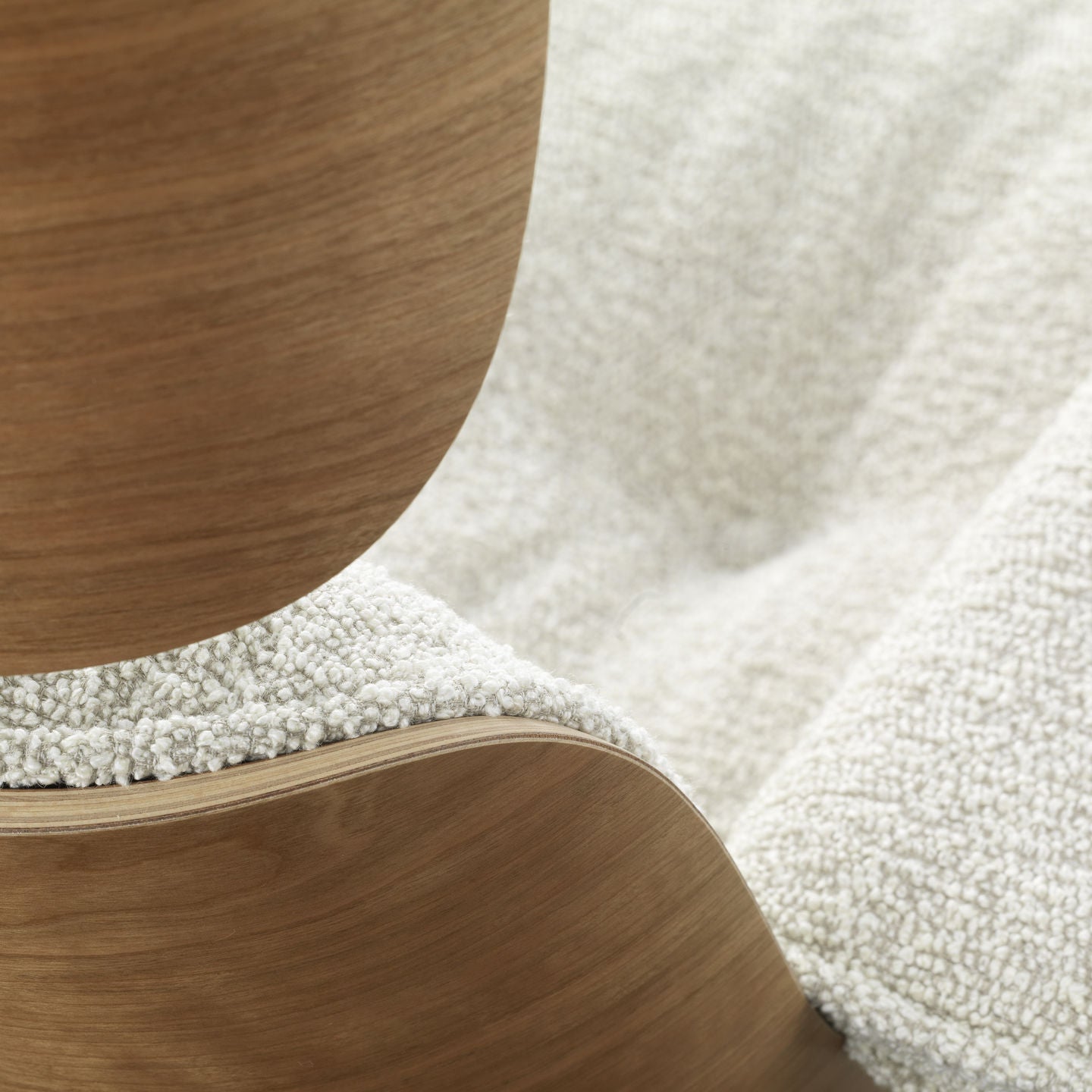 Eames Lounge Chair Textile cu Otoman