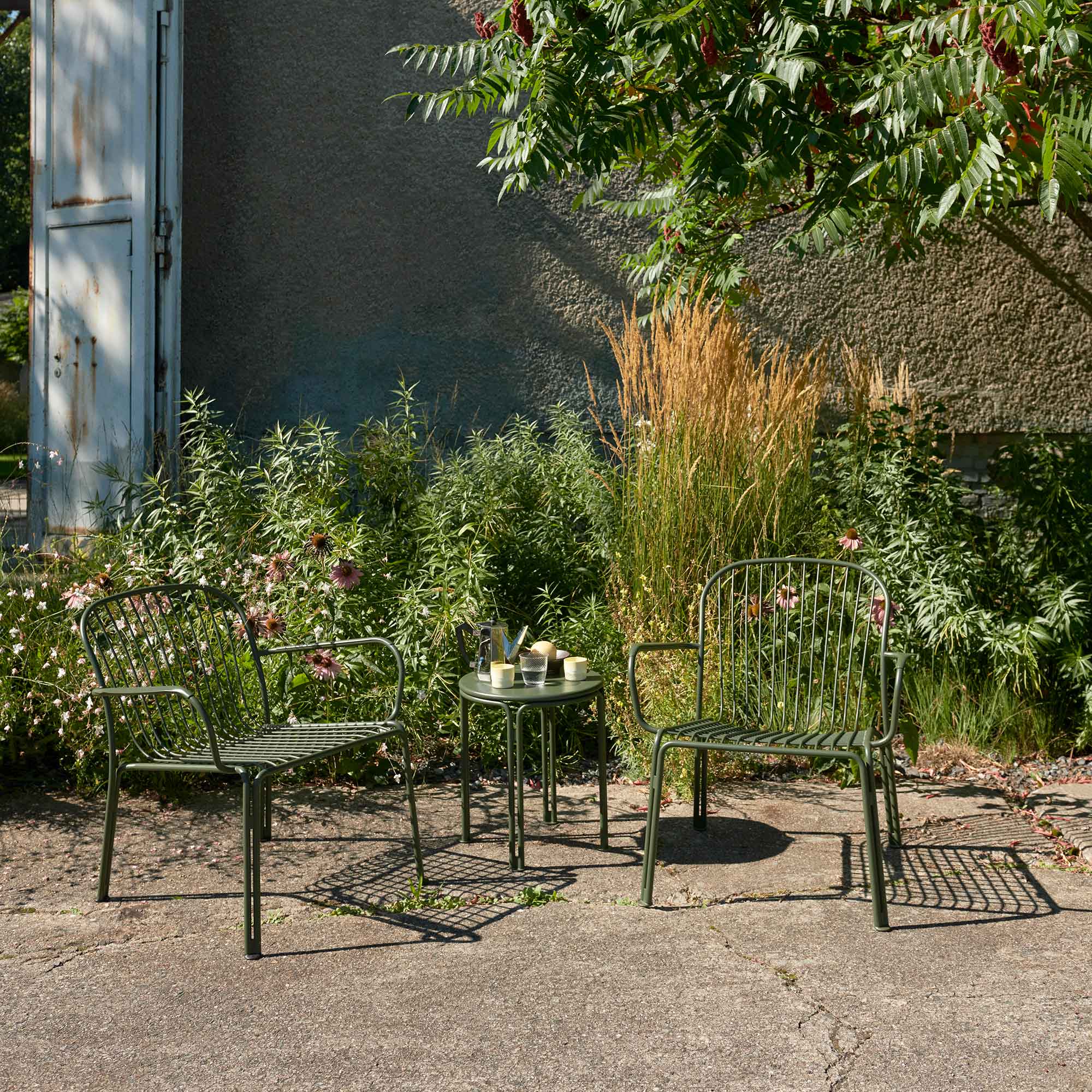 Thorvald SC101 lounge chair, fotoliu pentru exterior cu cotiere