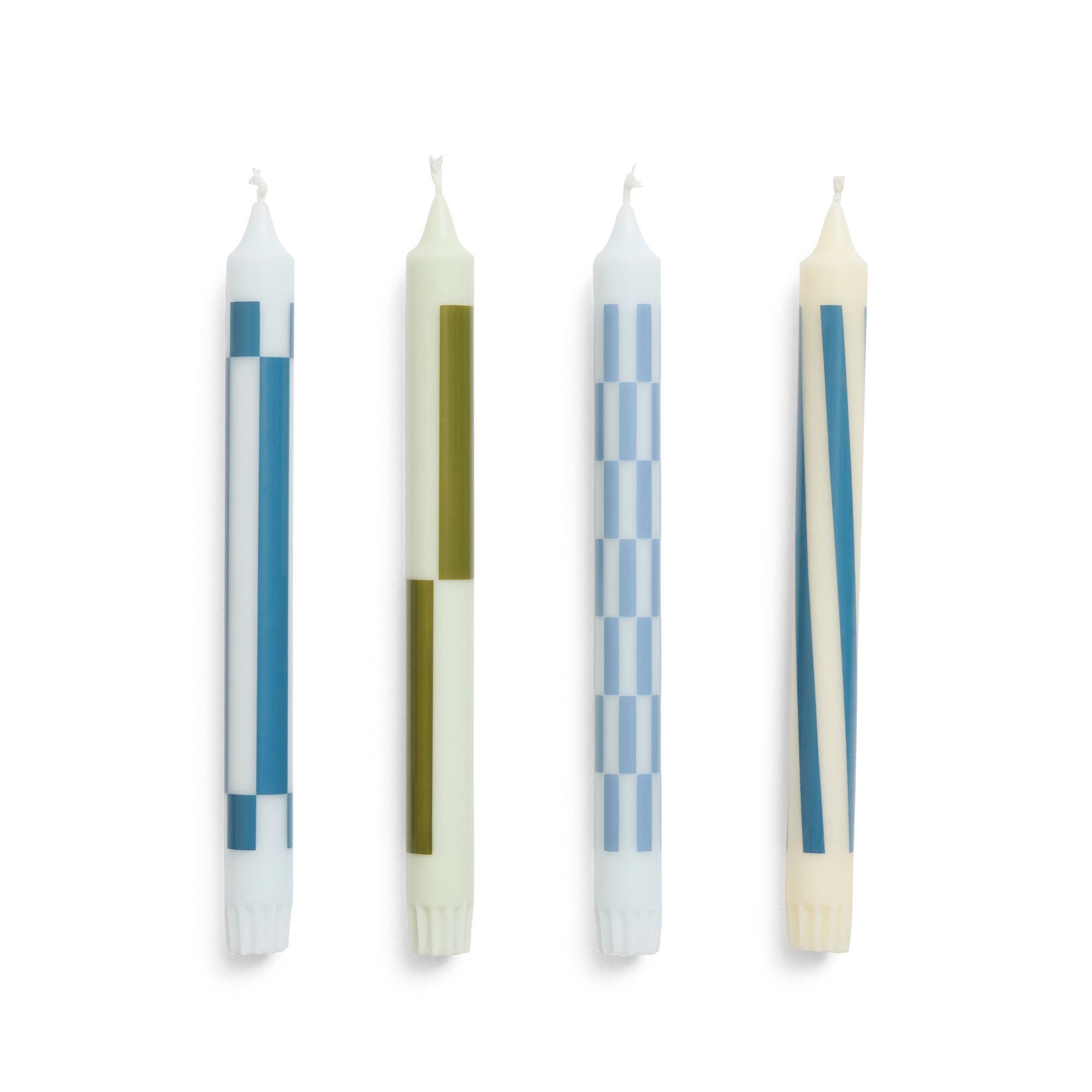 Pattern Candle Set, set de 4 lumânări decorative