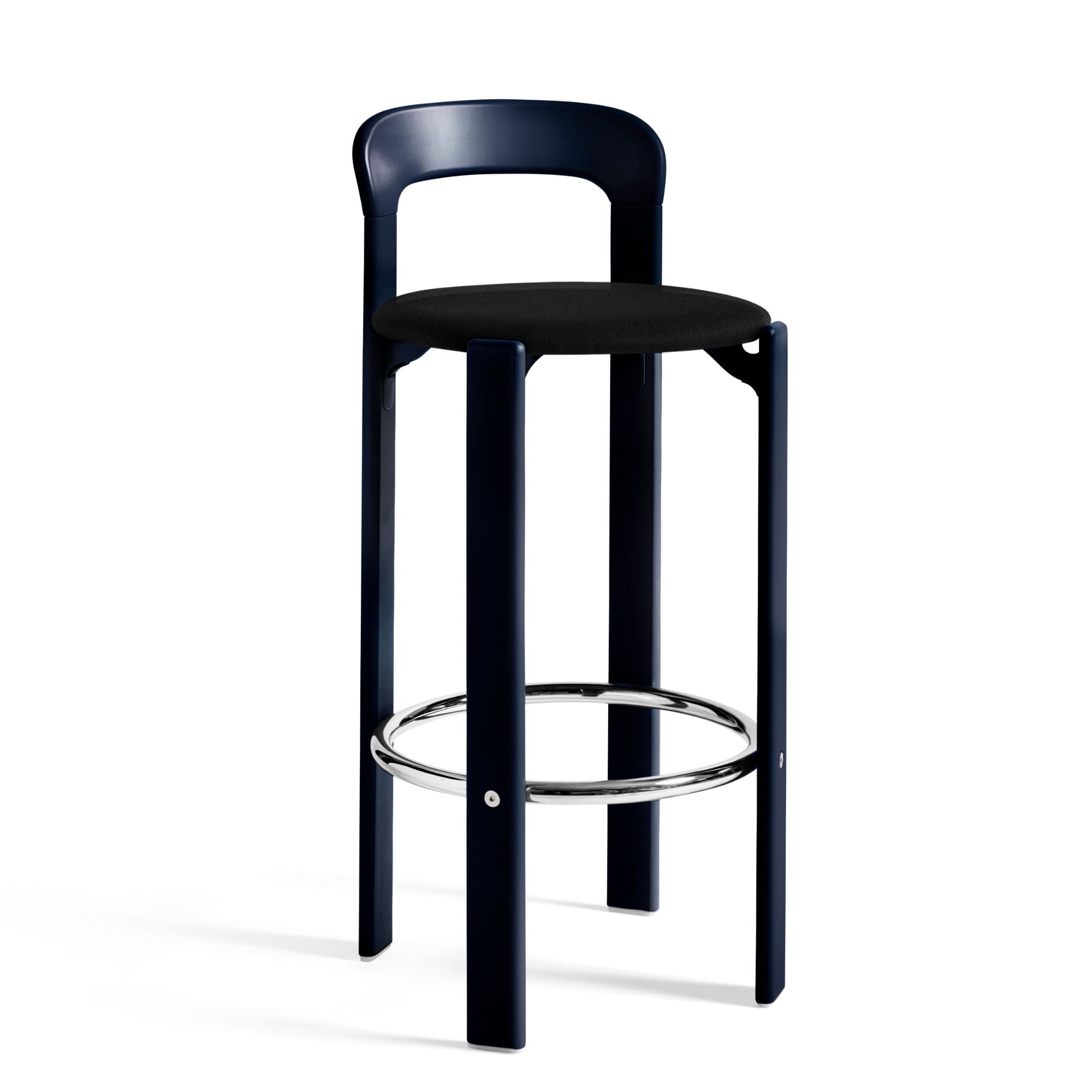 Rey Bar Stool, scaun de bar tapițat, versiunea înaltă