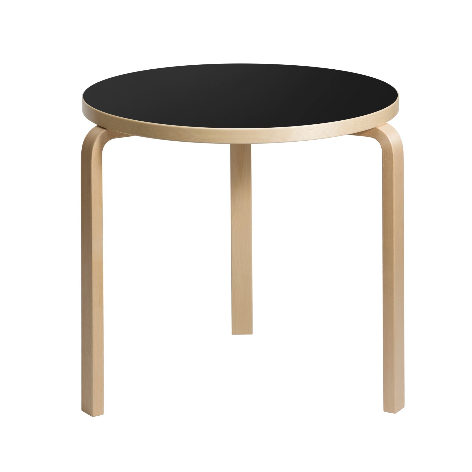 Aalto Table Round 90B, masă de dining Ø75