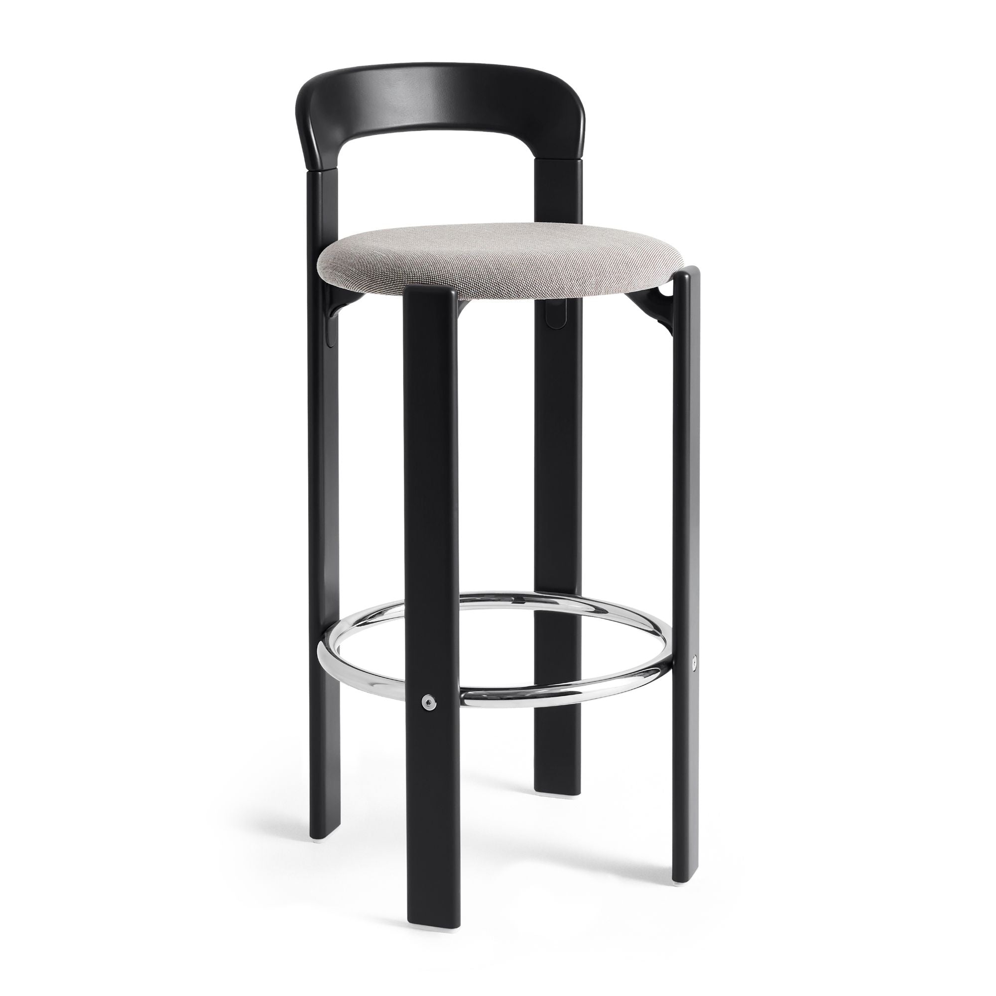 Rey Bar Stool, scaun de bar tapițat, versiunea înaltă