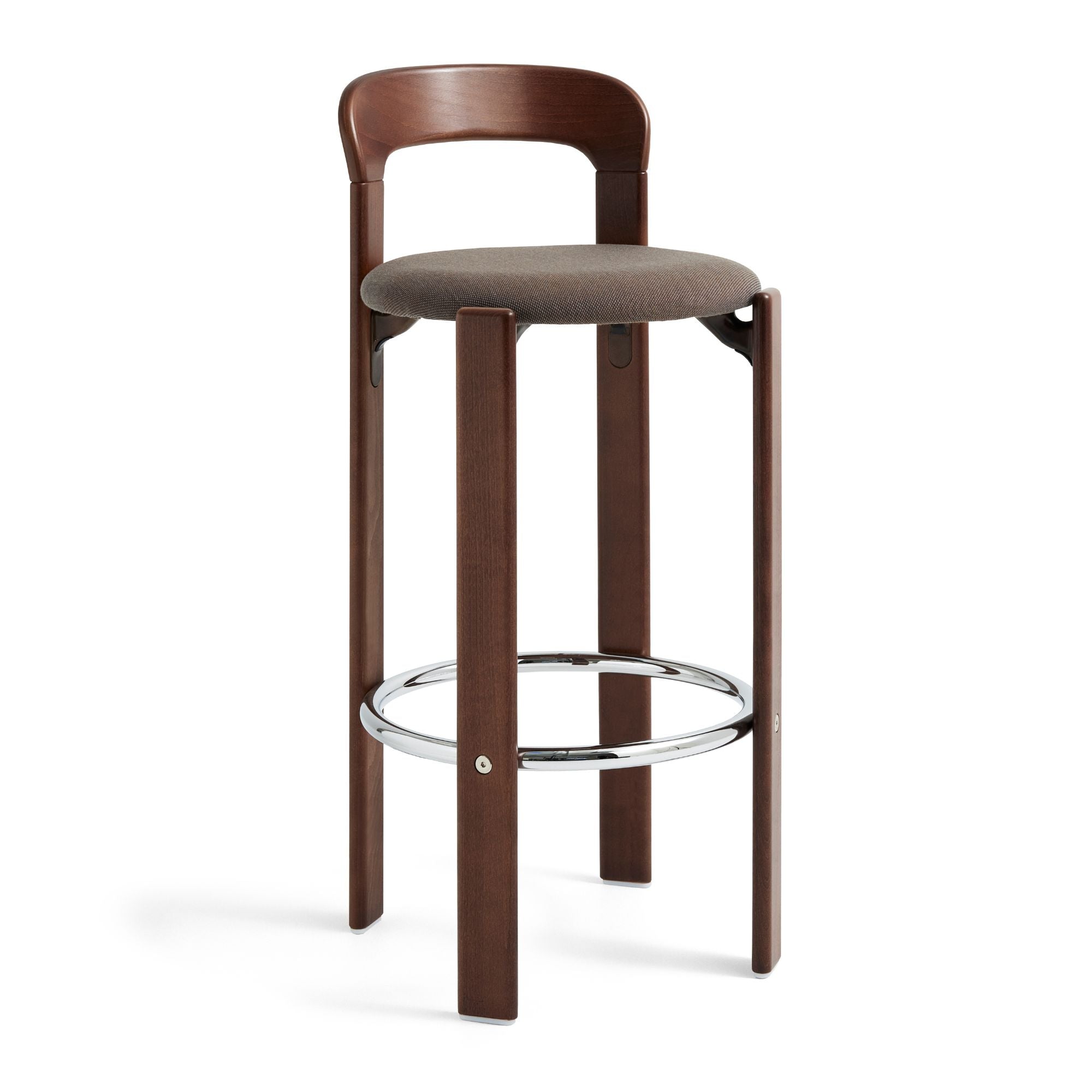 Rey Bar Stool, scaun de bar tapițat, versiunea înaltă