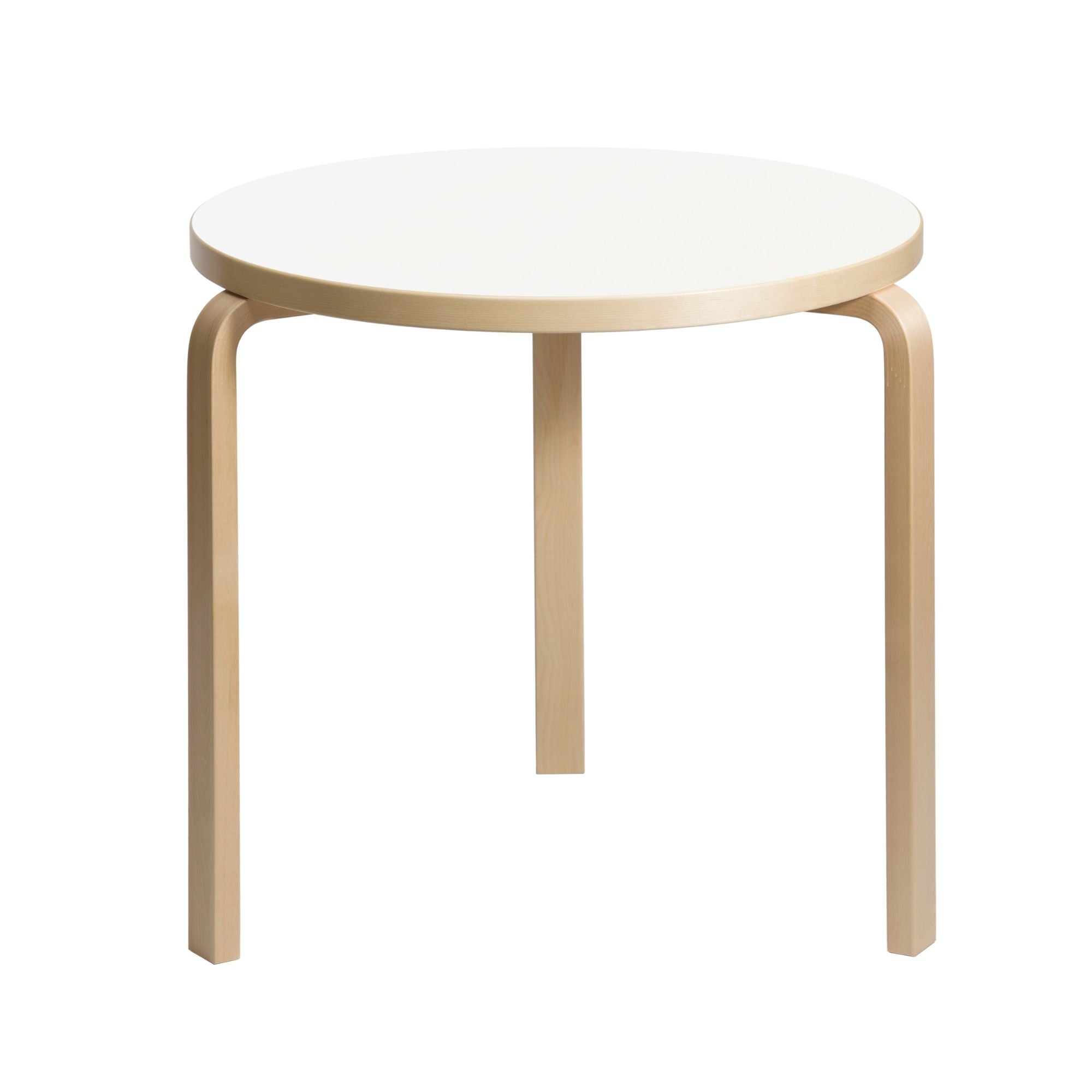 Aalto Table Round 90B, masă de dining Ø75