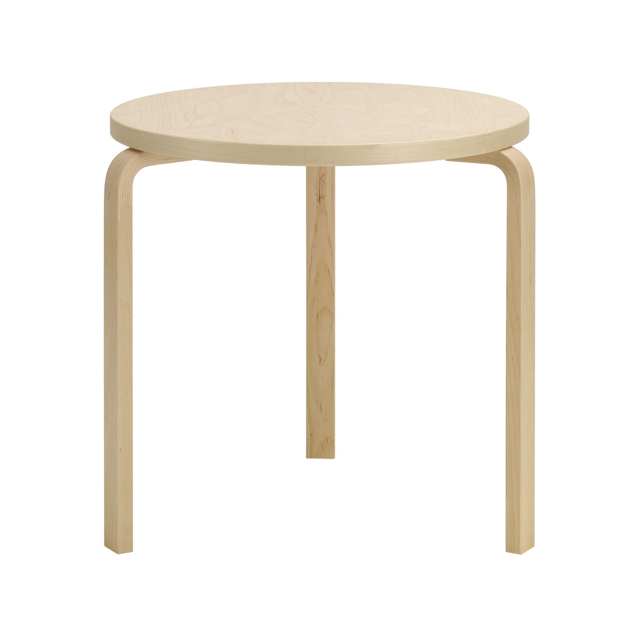 Aalto Table Round 90B, masă de dining Ø75