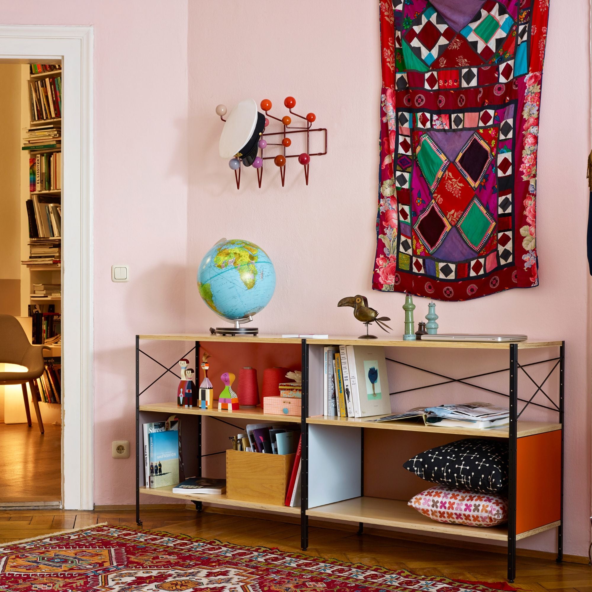 Eames Storage Unit Shelf, ansamblu depozitare