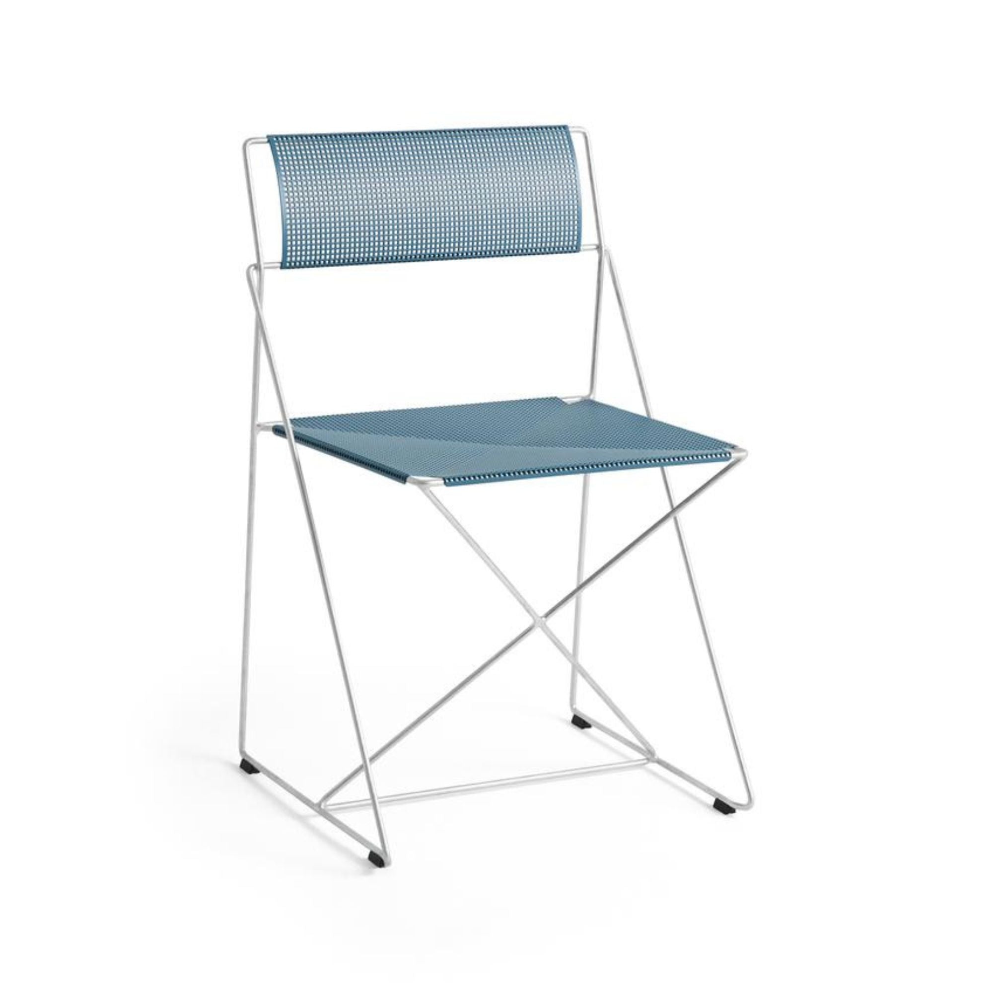 X-Line Chair, scaun de interior/exterior cu baza galvanizată