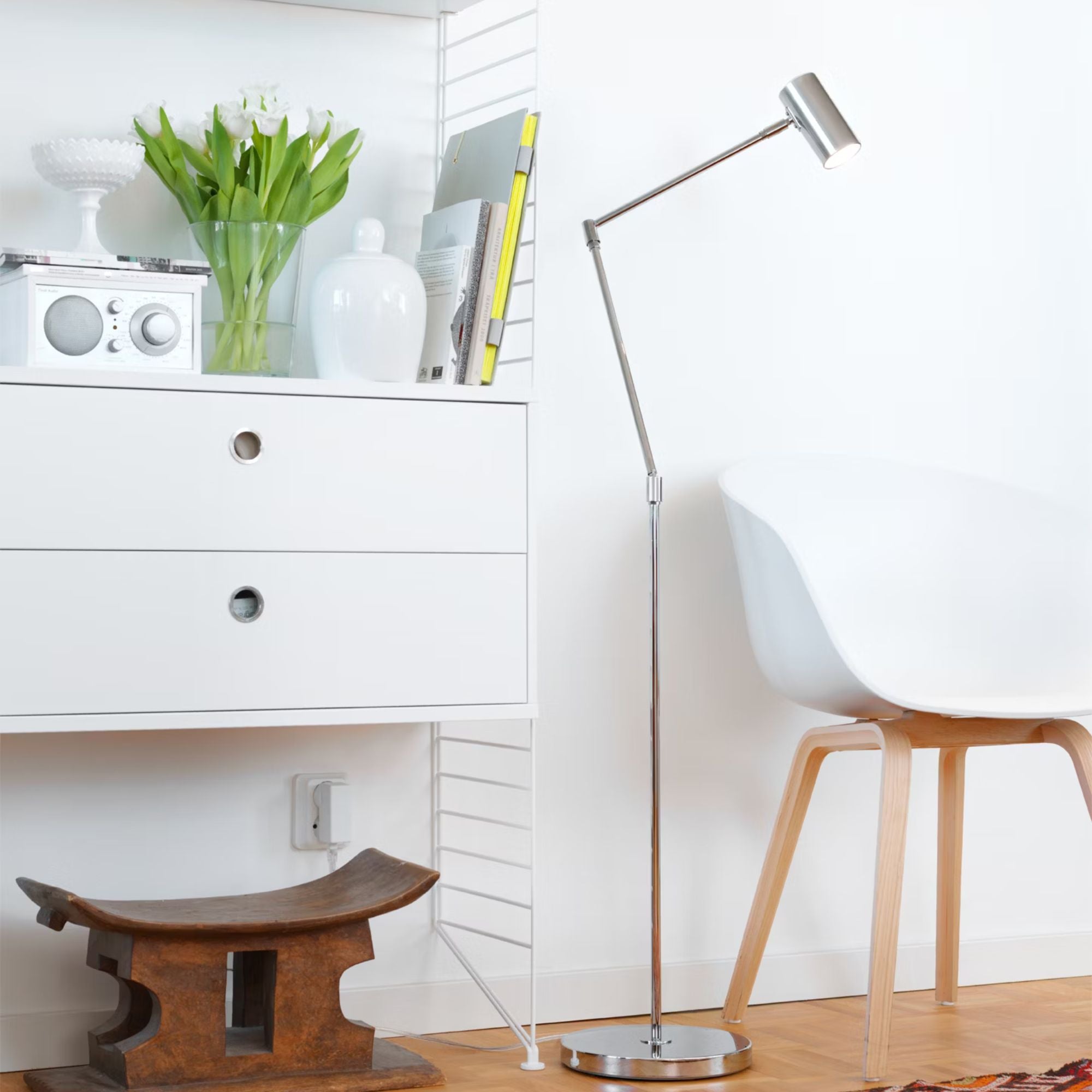 Minipoint Floor lamp, lampă de podea cu picior mobil