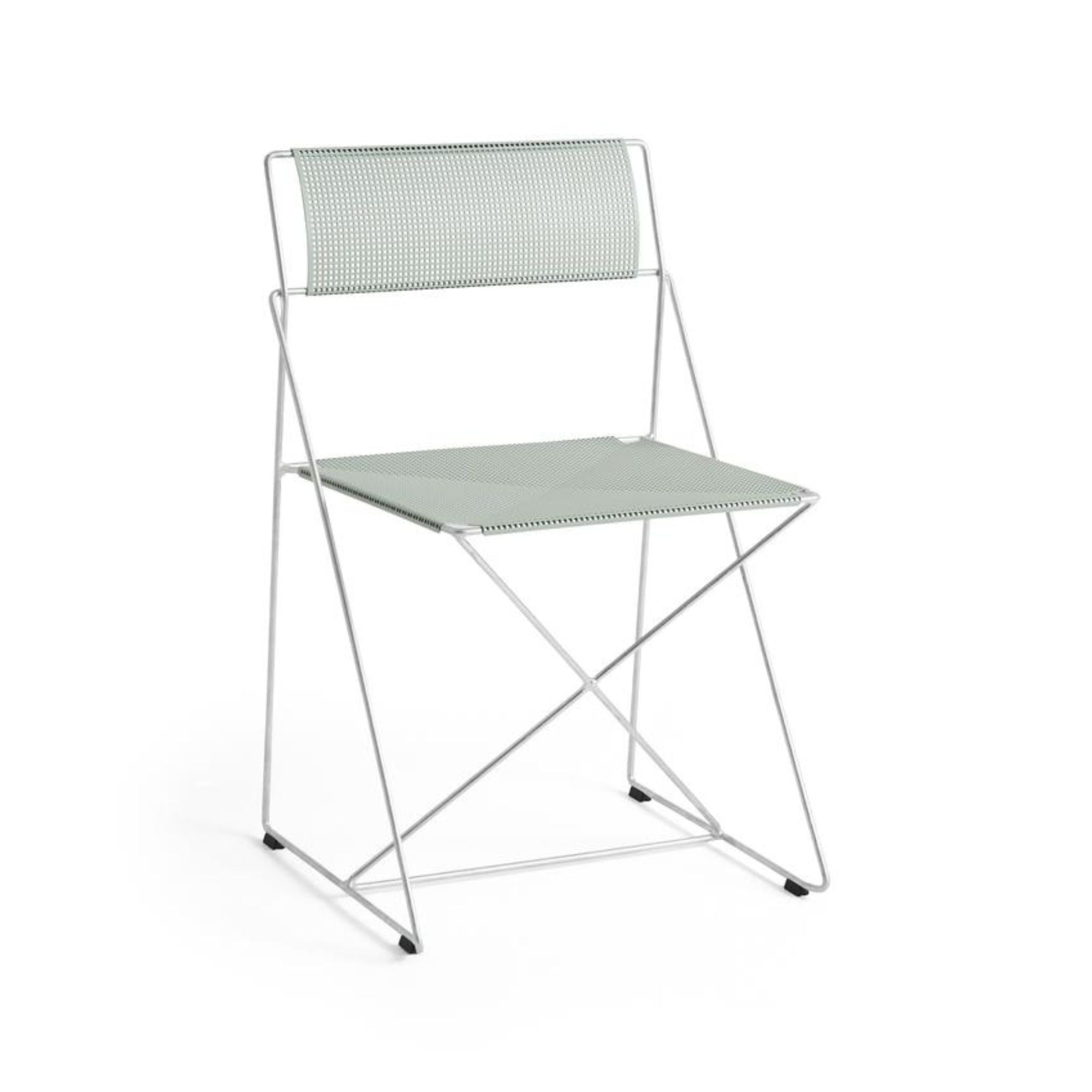 X-Line Chair, scaun de interior/exterior cu baza galvanizată