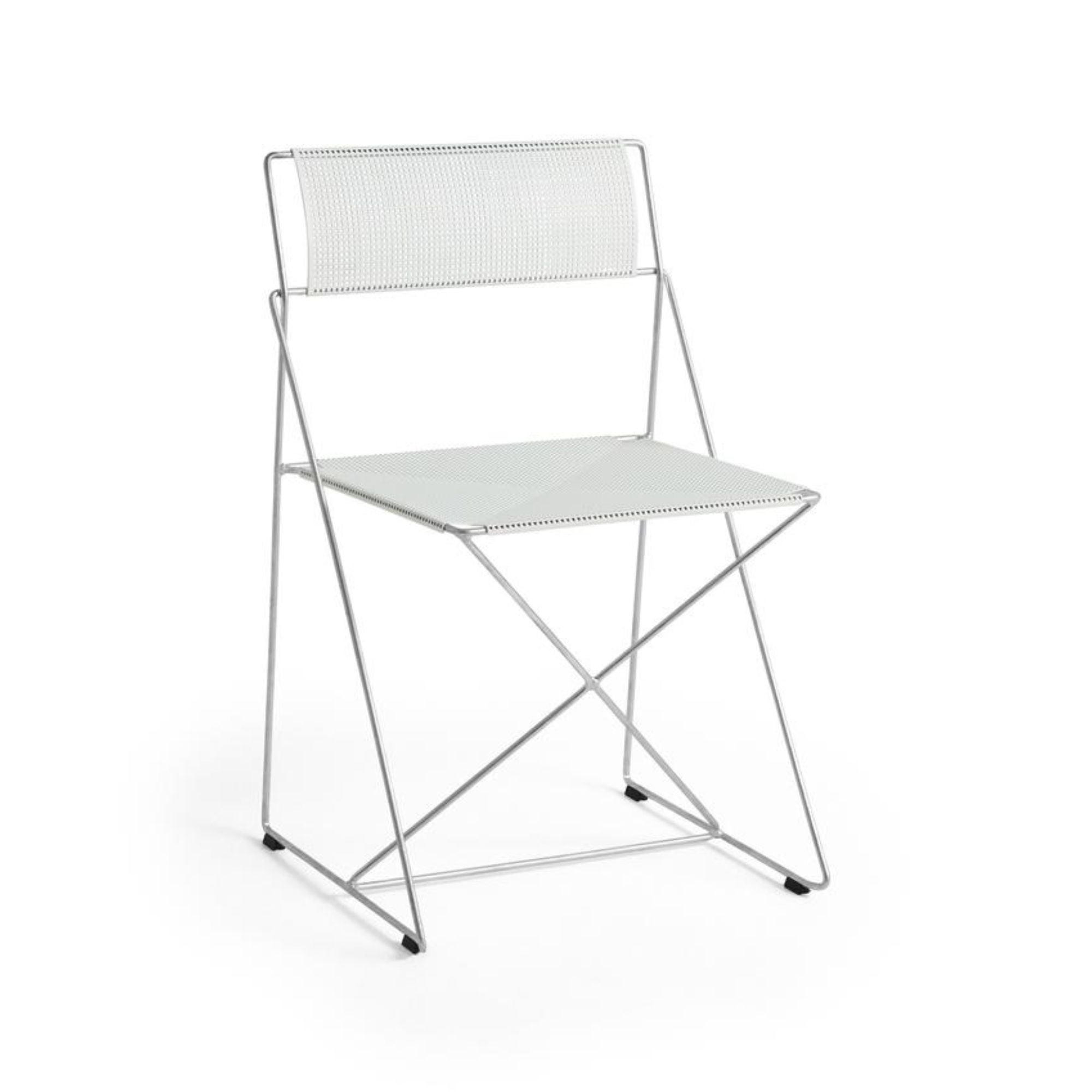 X-Line Chair, scaun de interior/exterior cu baza galvanizată