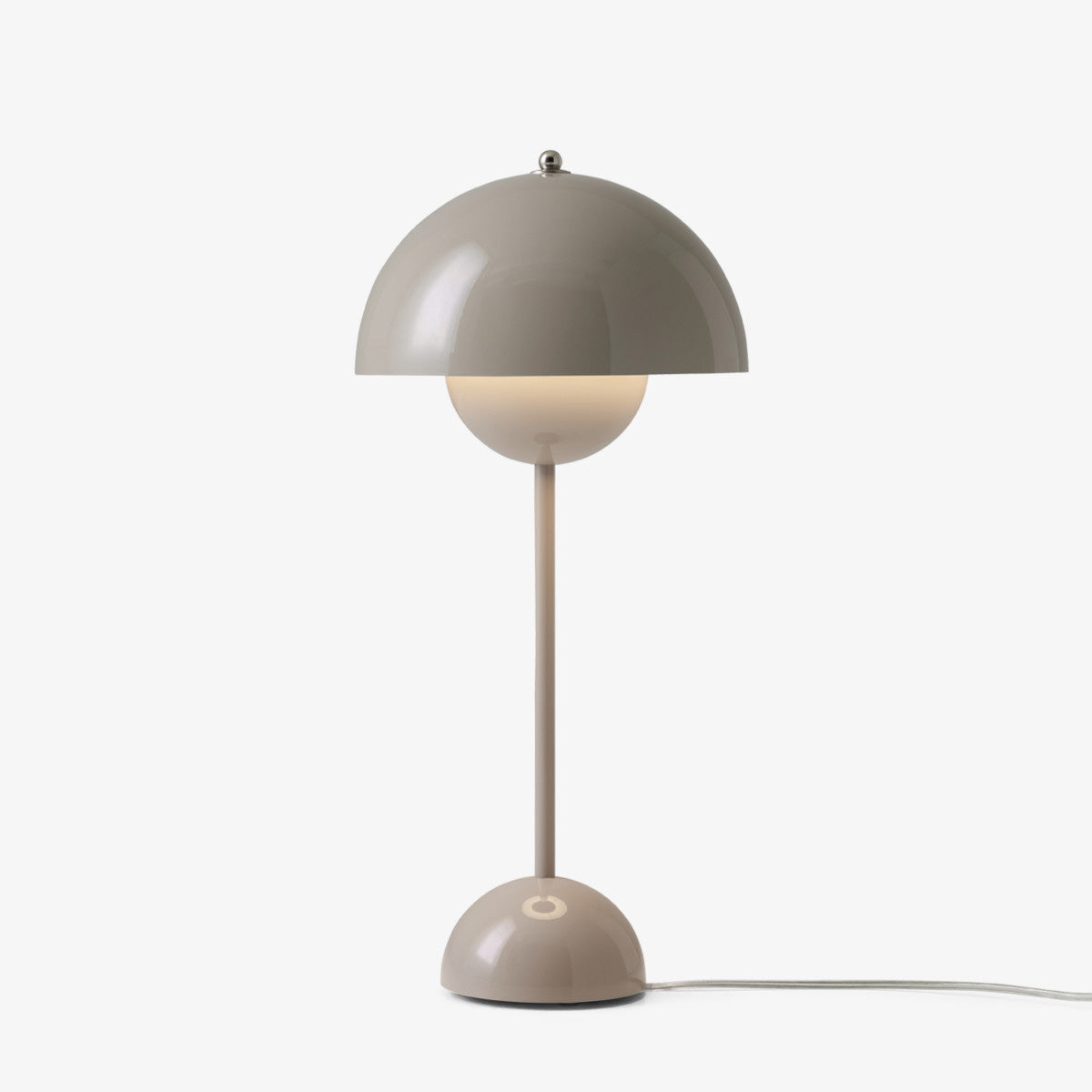Flowerpot VP3 Grey beige, lampă de masă