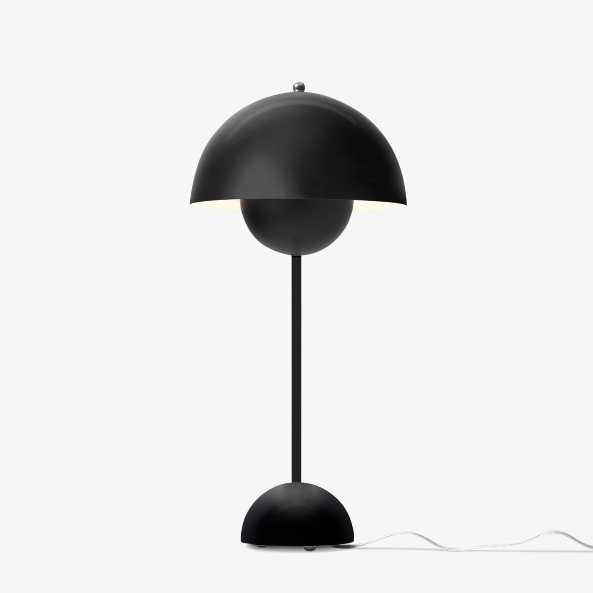 Flowerpot VP3 Matt black, lampă de masă