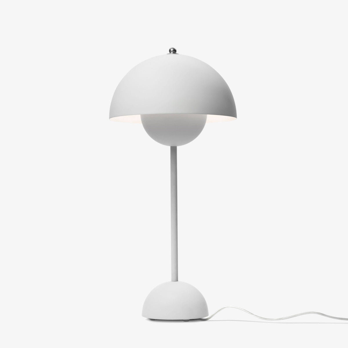 Flowerpot VP3 Light grey, lampă de masă