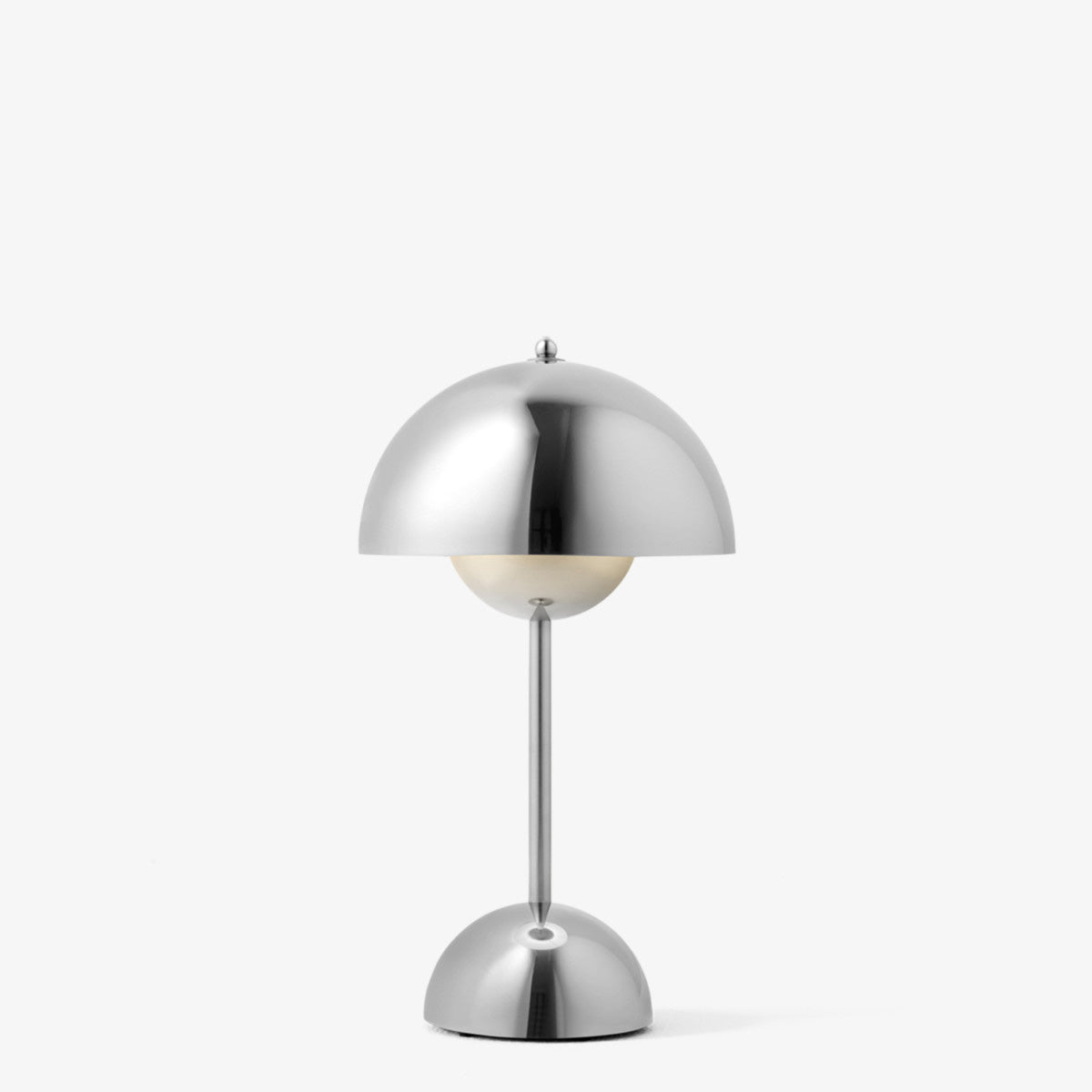 Flowerpot VP9 Chrome-Plated, lampă portabilă