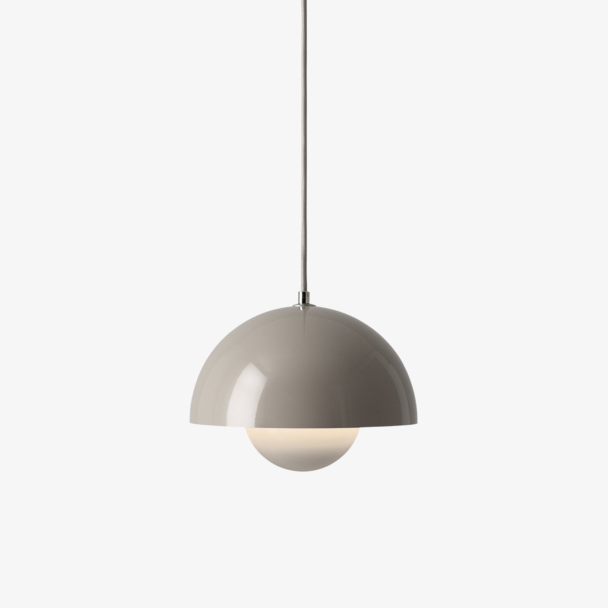 Flowerpot grey beige VP1, lampă suspendată mică
