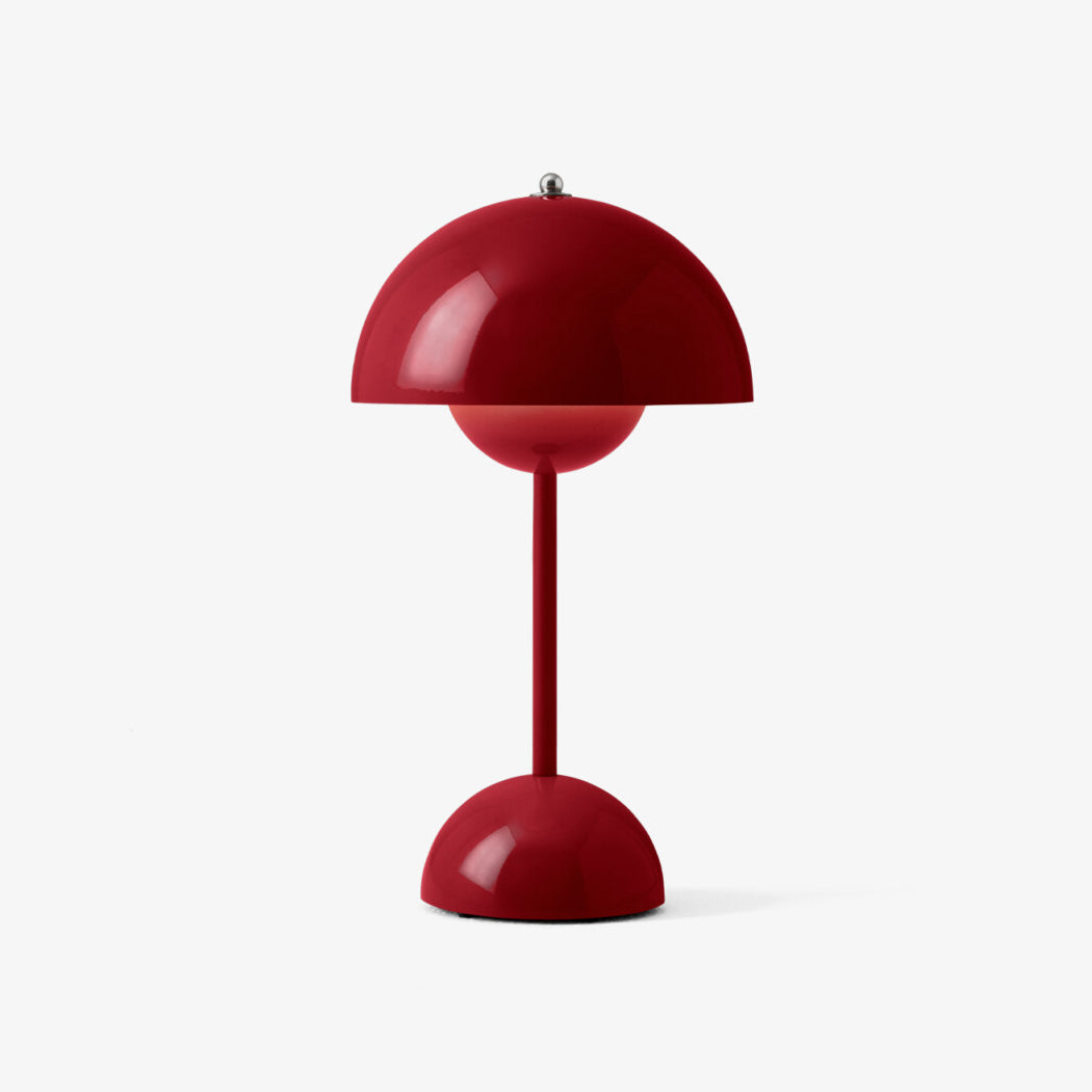 Flowerpot VP9 Vermillion red, lampă portabilă