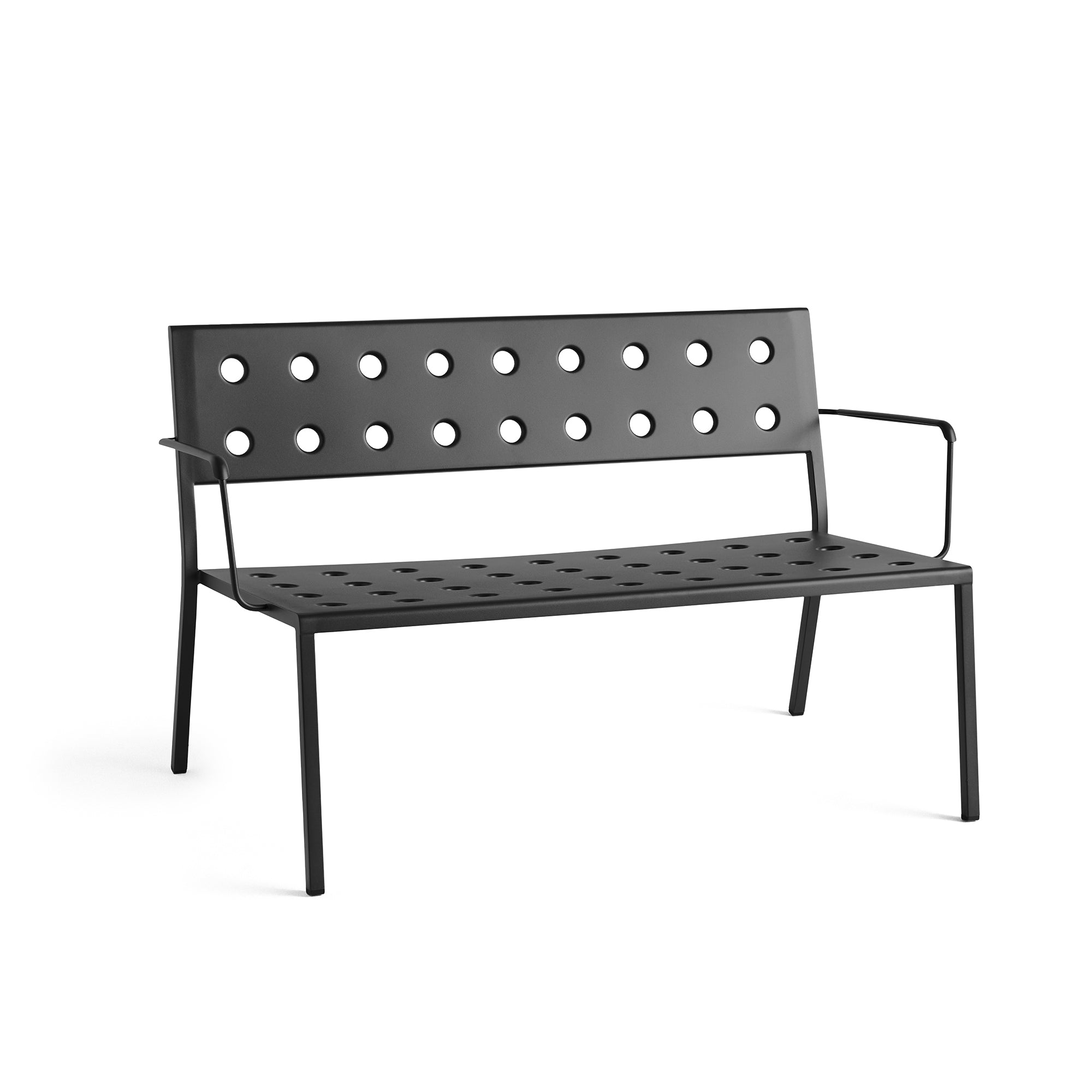 Balcony Lounge Bench, bancă de exterior cu cotiere