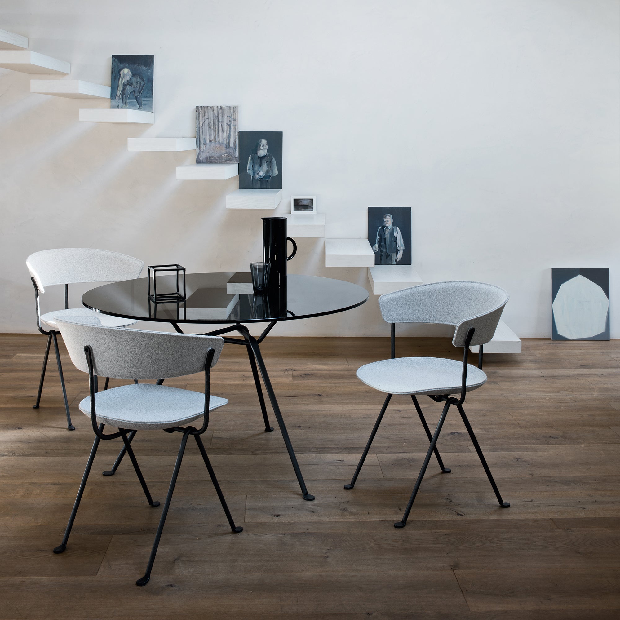 Officina Plastic Chair, scaun din plastic