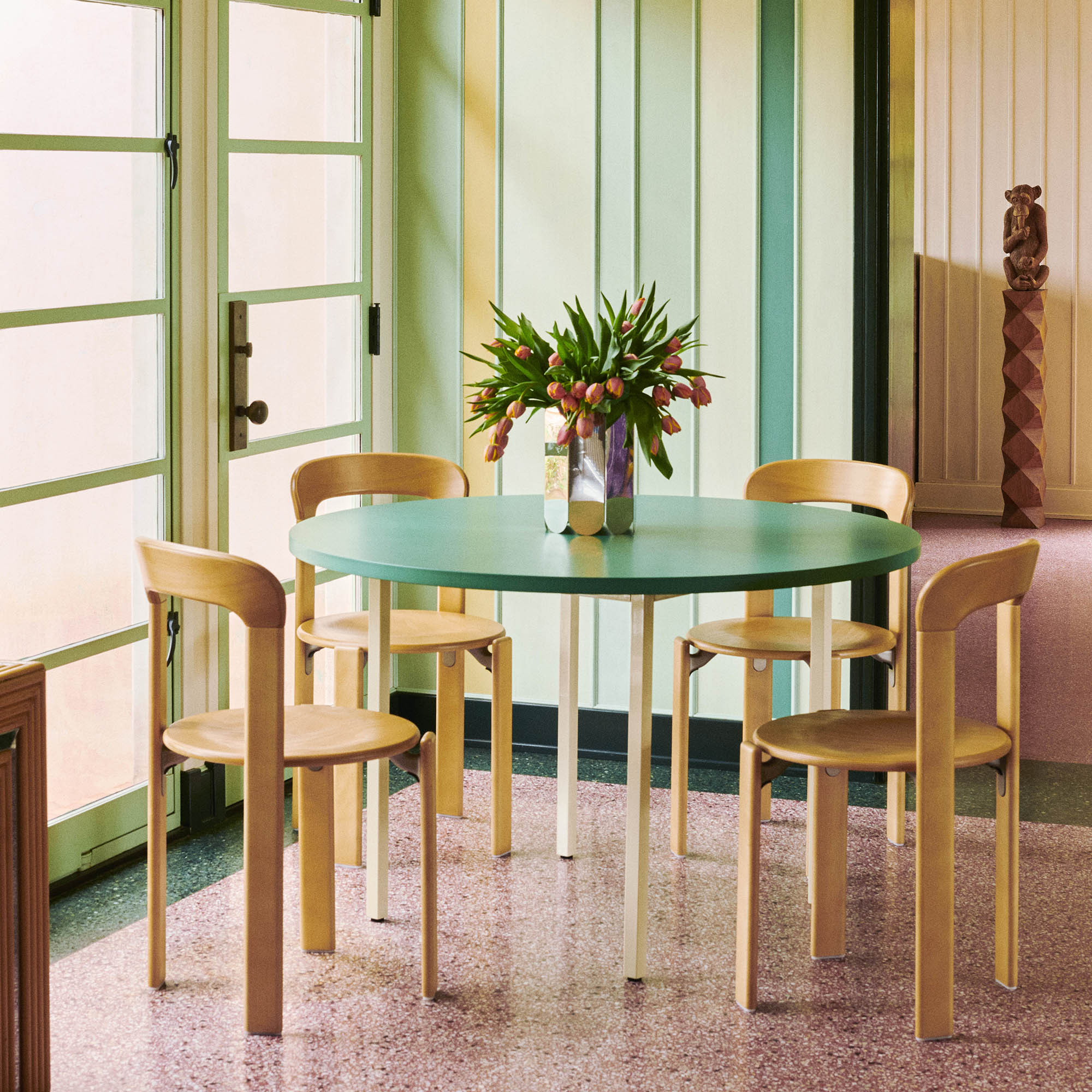 Rey Chair golden, scaun