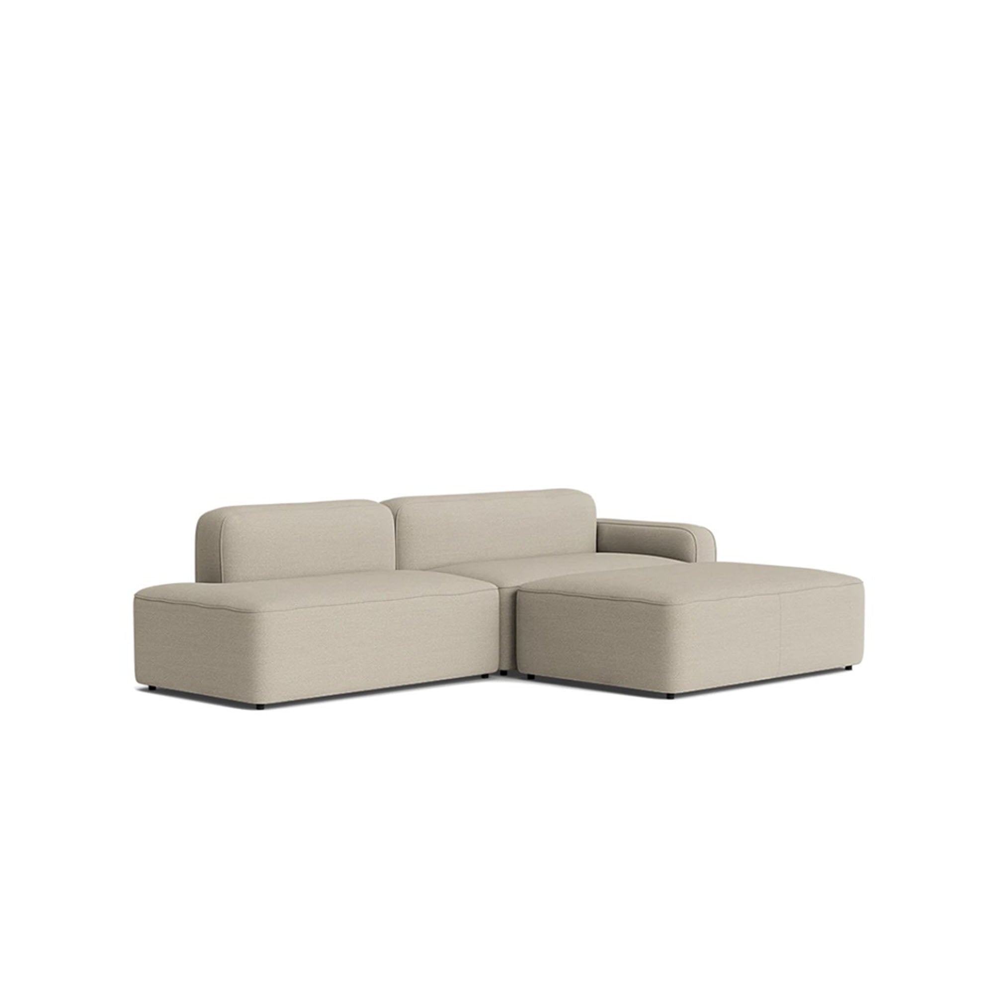 Rope, canapea modulară de 2 locuri cu otoman