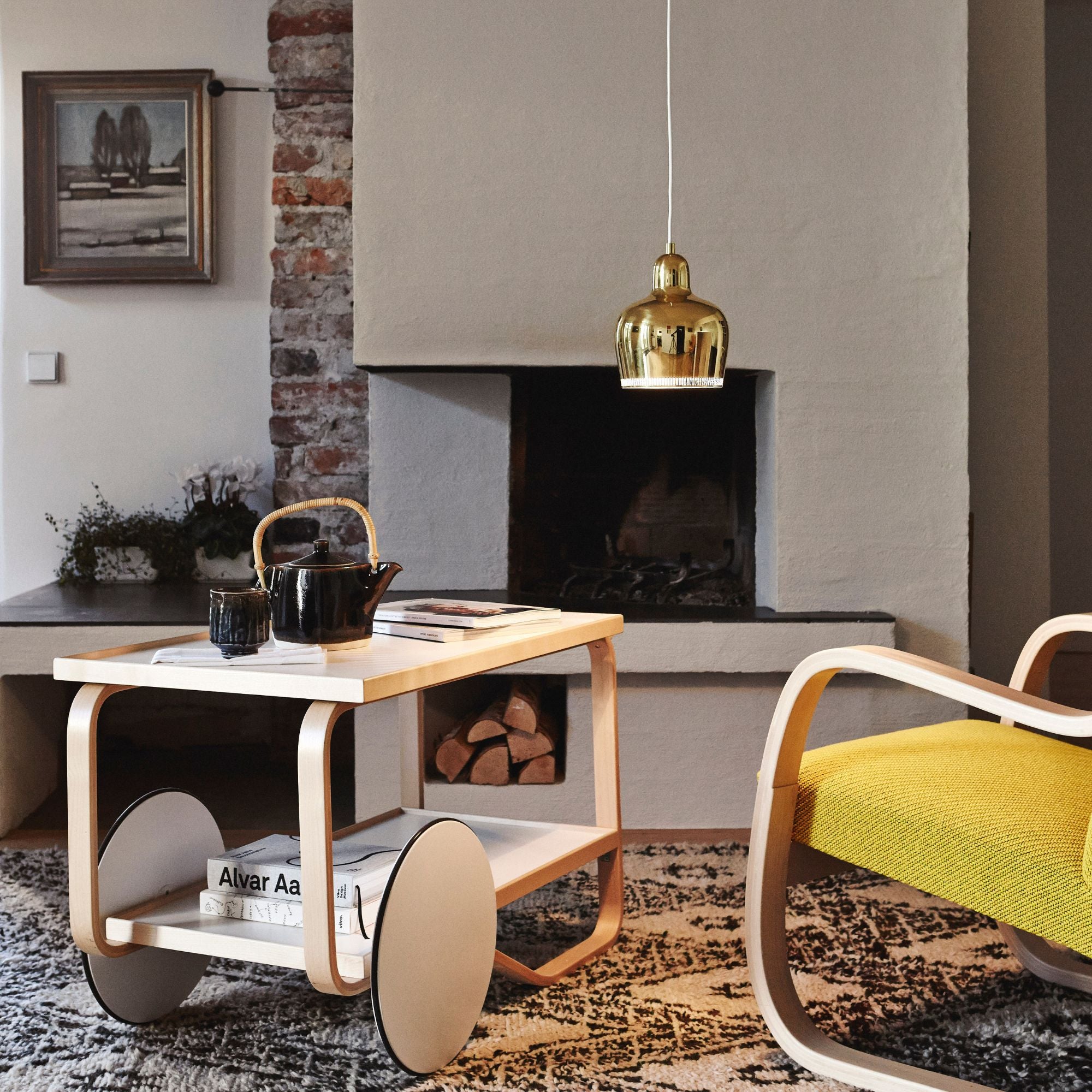 Tea Trolley 901, măsuță cu rotile