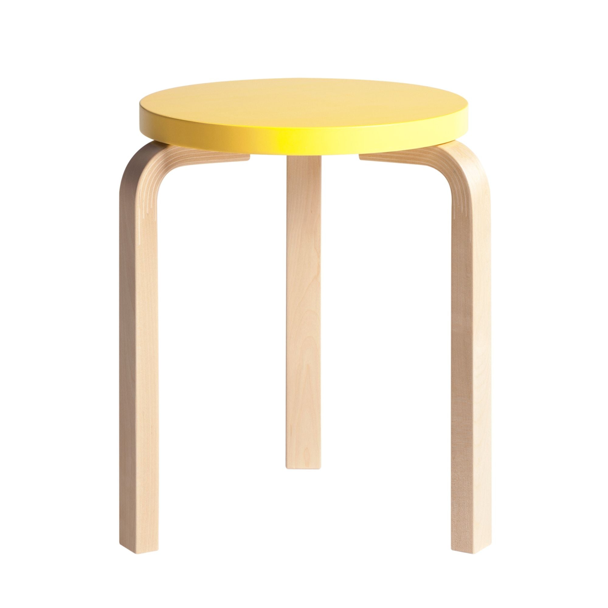 Stool 60 picioare din mesteacăn lăcuite transparent